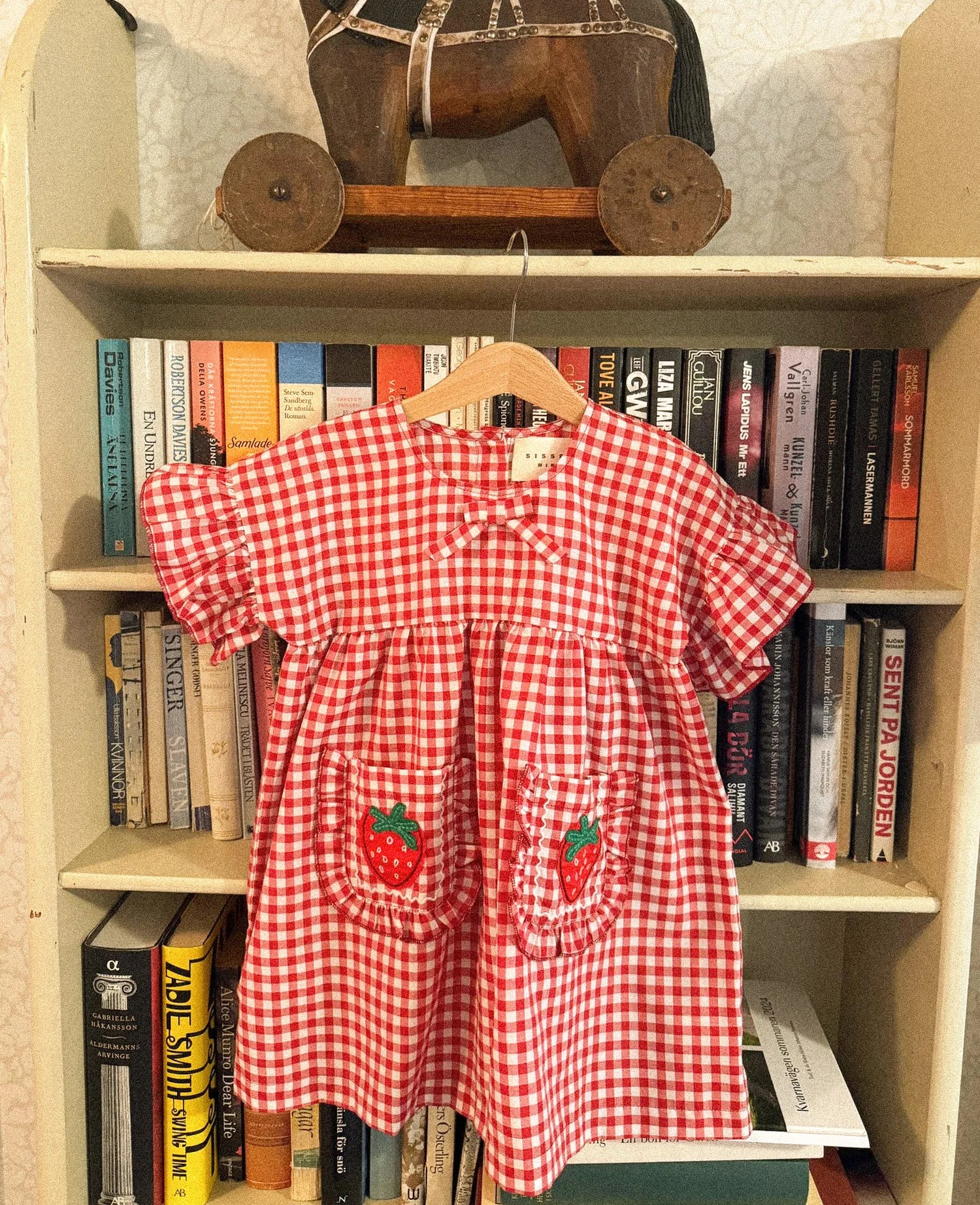 Ohio Dress, Red Checks