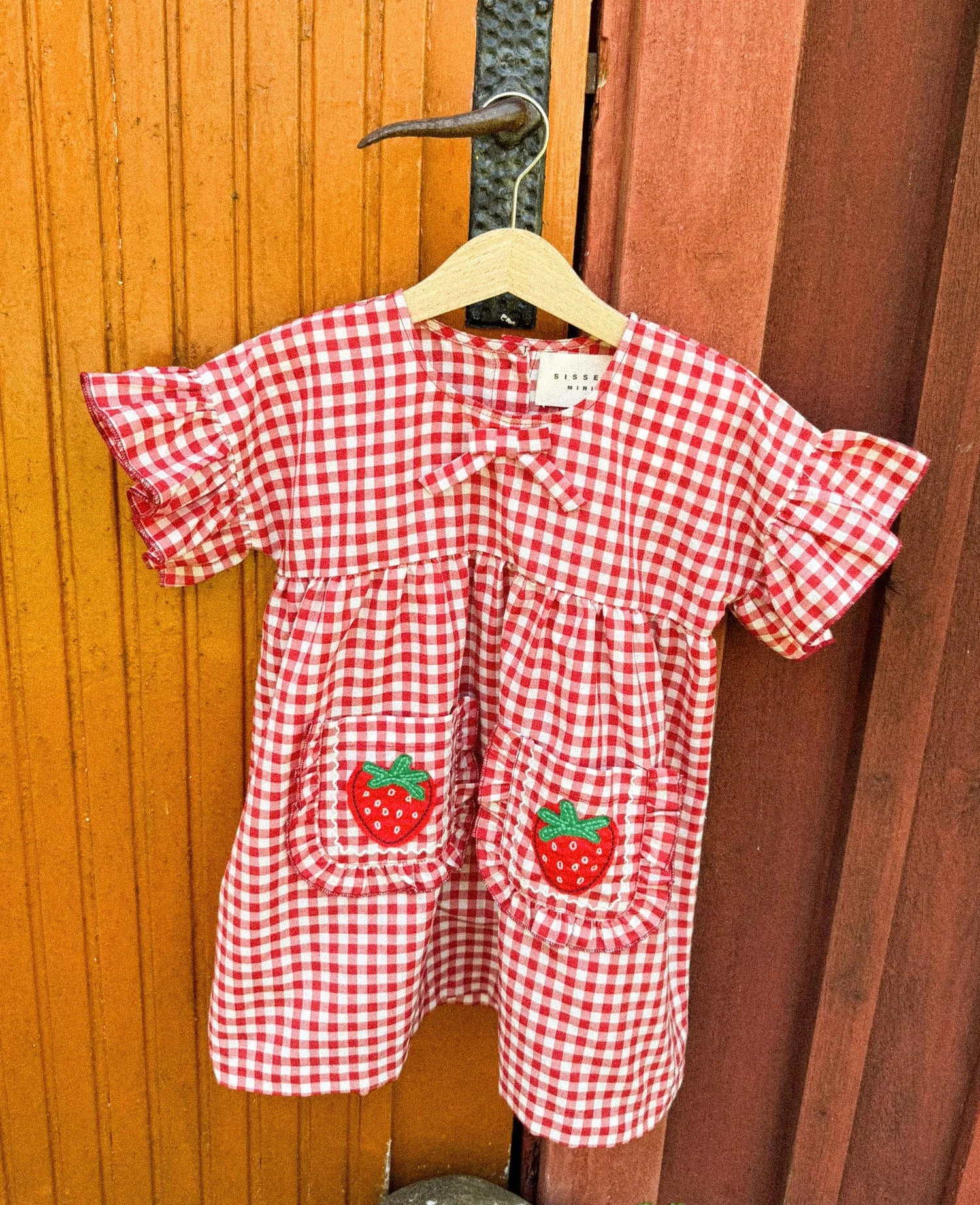 Ohio Dress, Red Checks