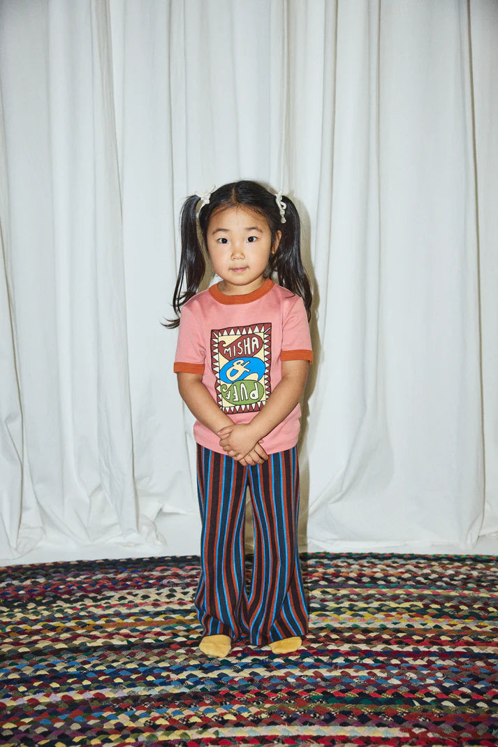 Groovy Paisley Ringer Tee, Rosewood