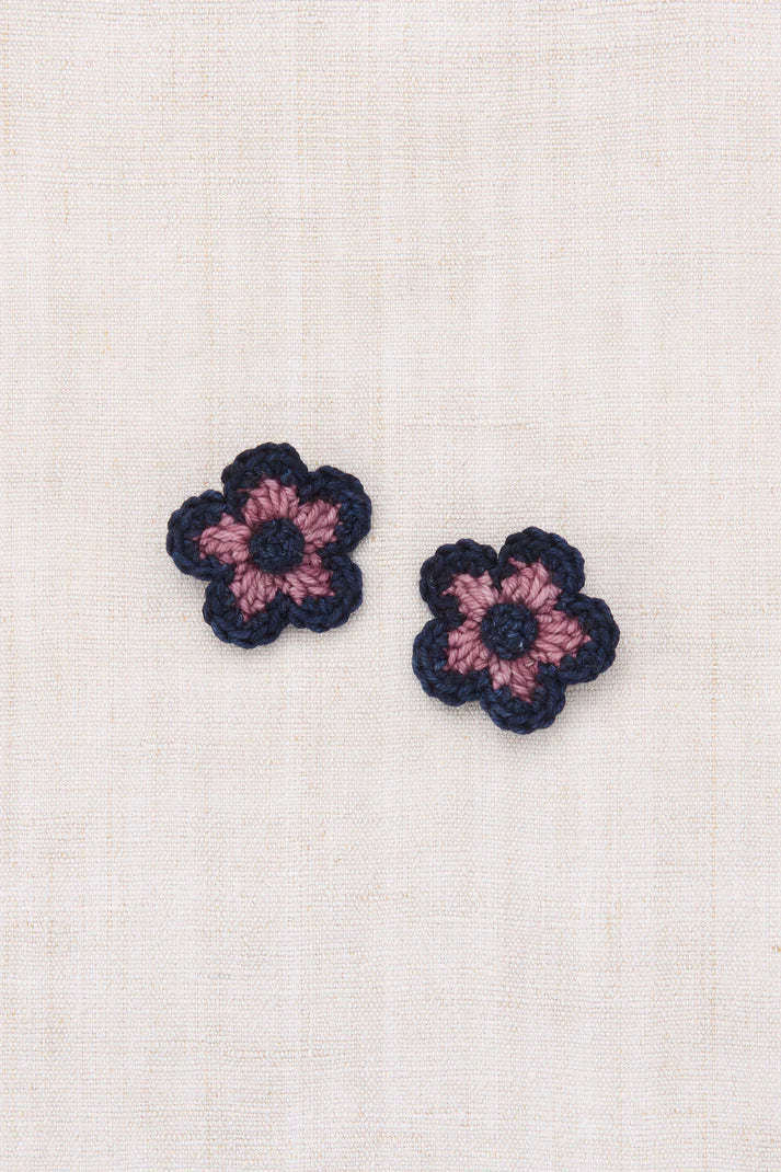 Medium Flower Clip Set, Antique Rose