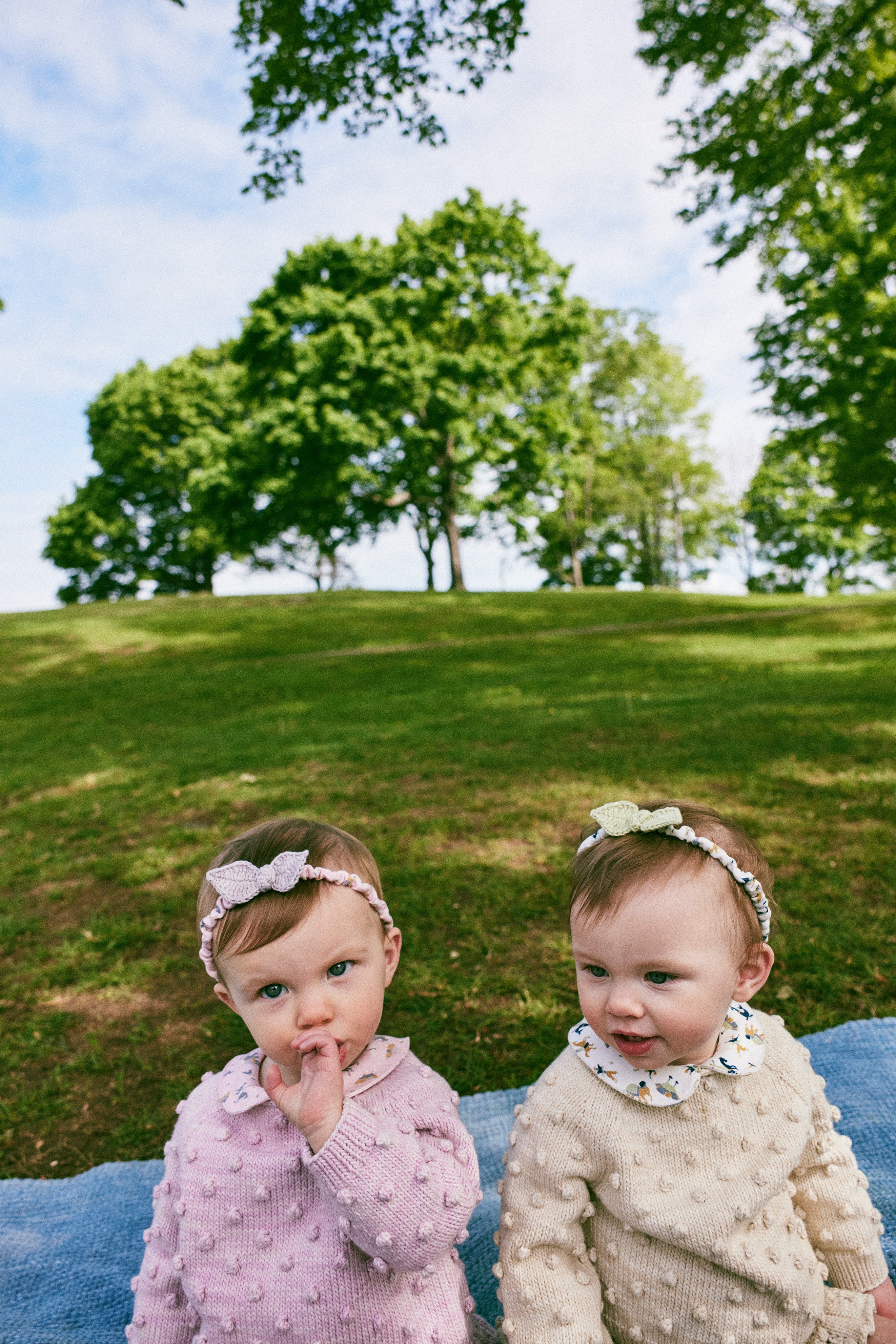 Baby Leaf Headband, Mist