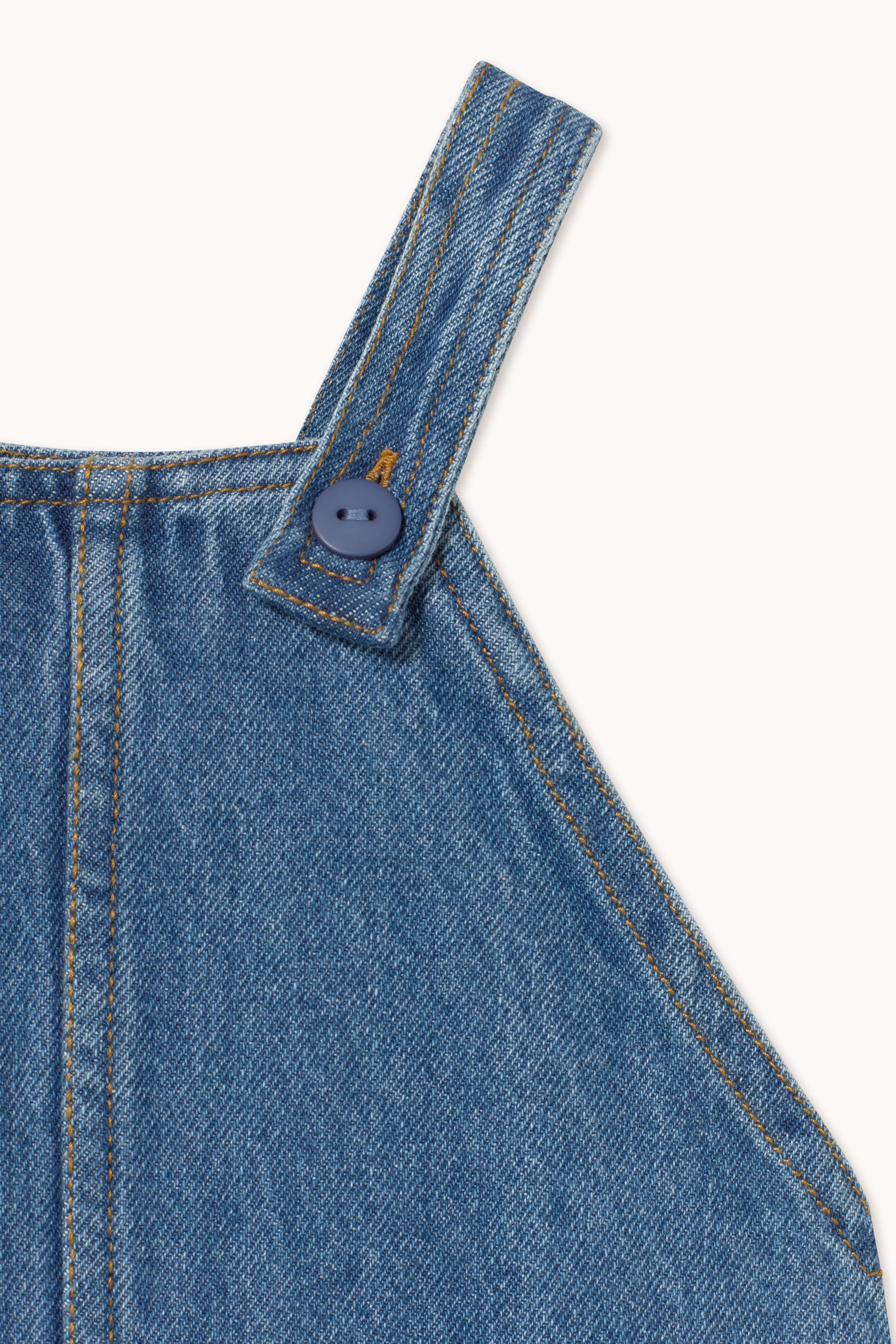 TINY DENIM DUNGAREE BABY