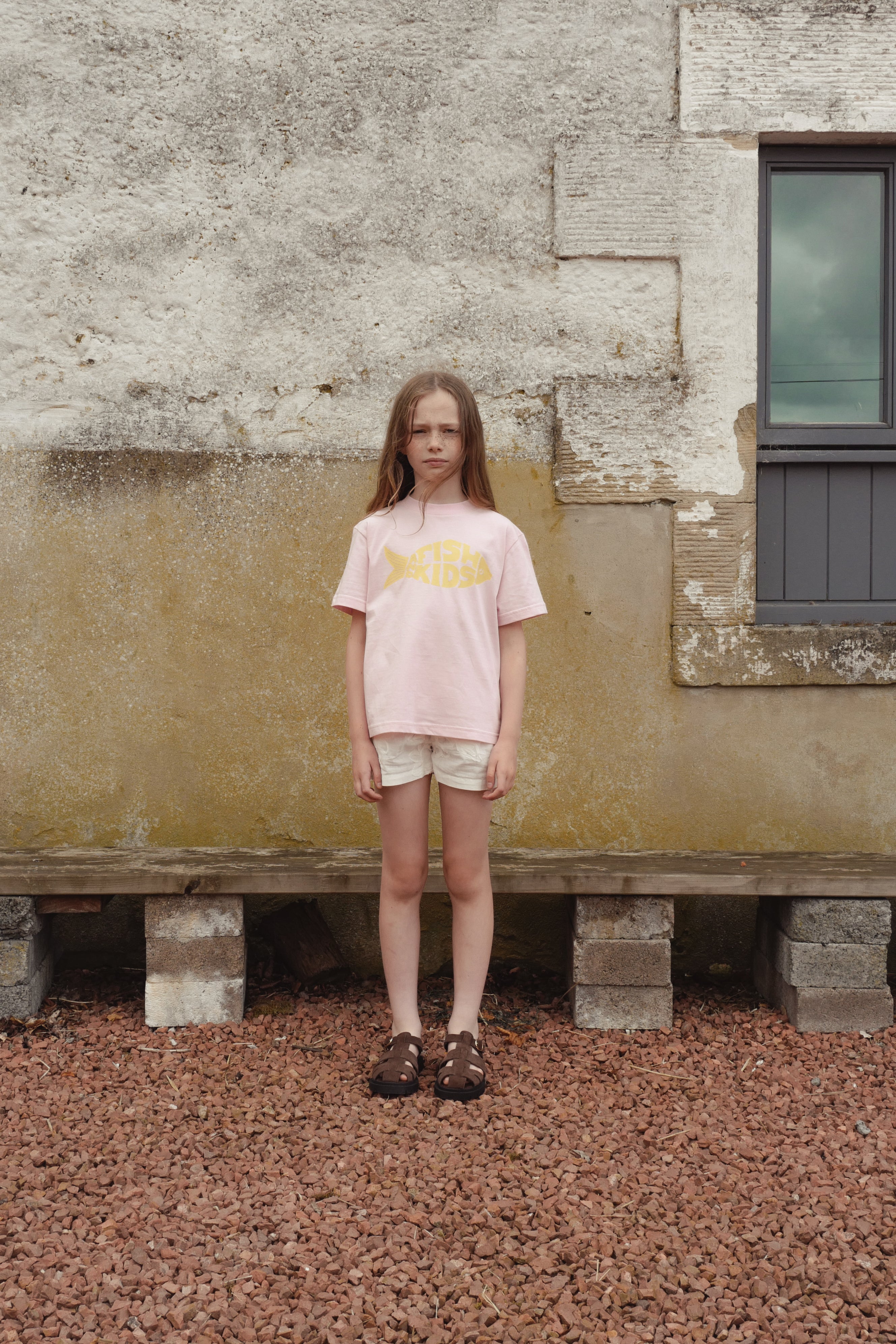 Fish and Kids T-shirt Pink
