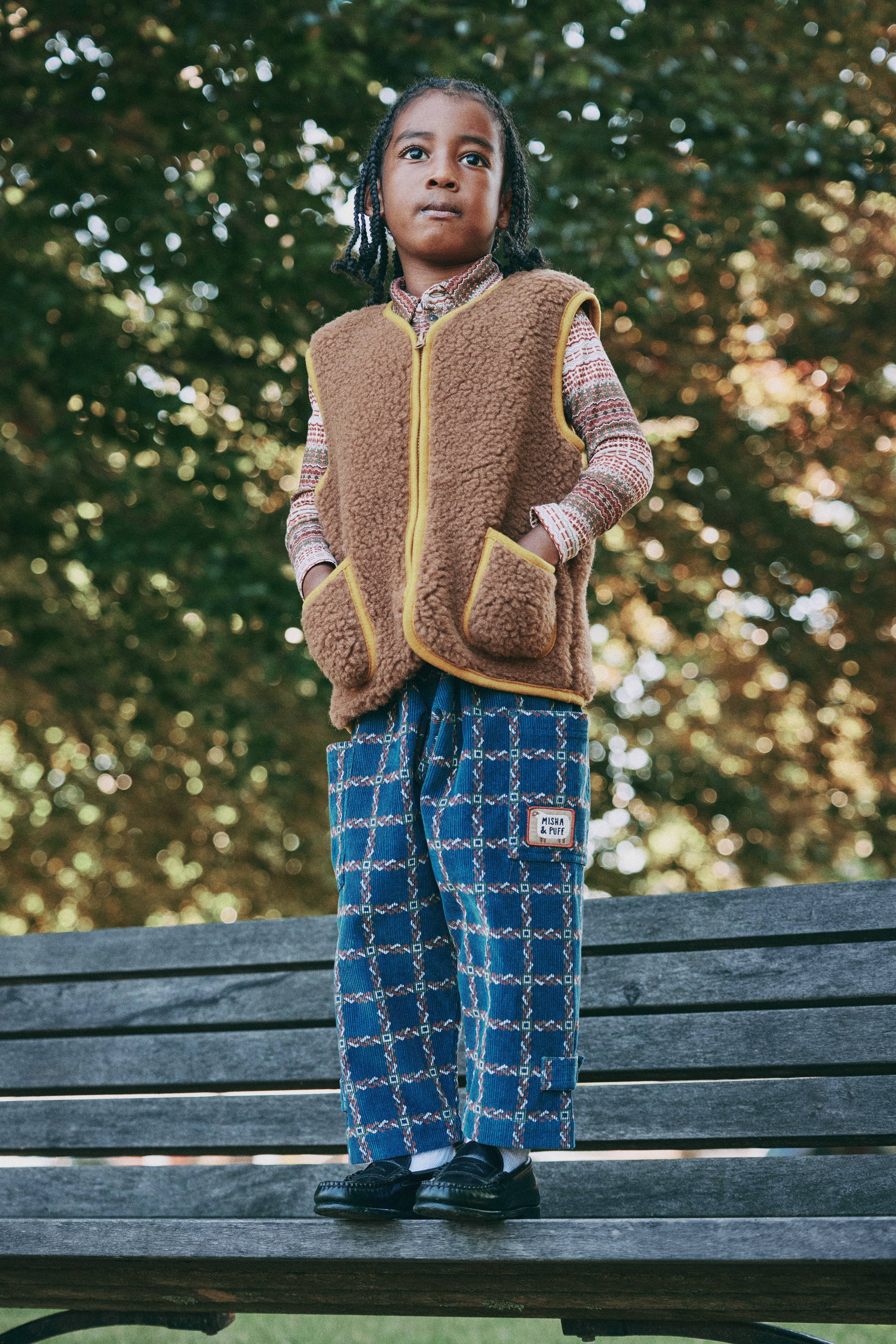 Pepitko Vest - Teddy Brown