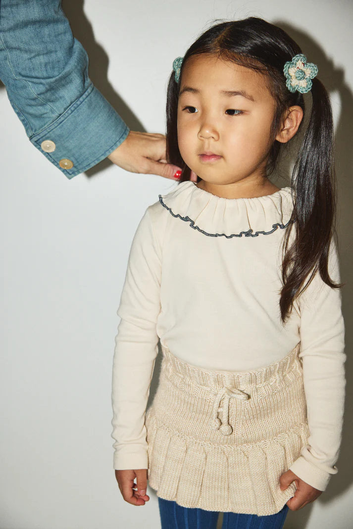 Medium Flower Clip Set, Snowglobe Confetti