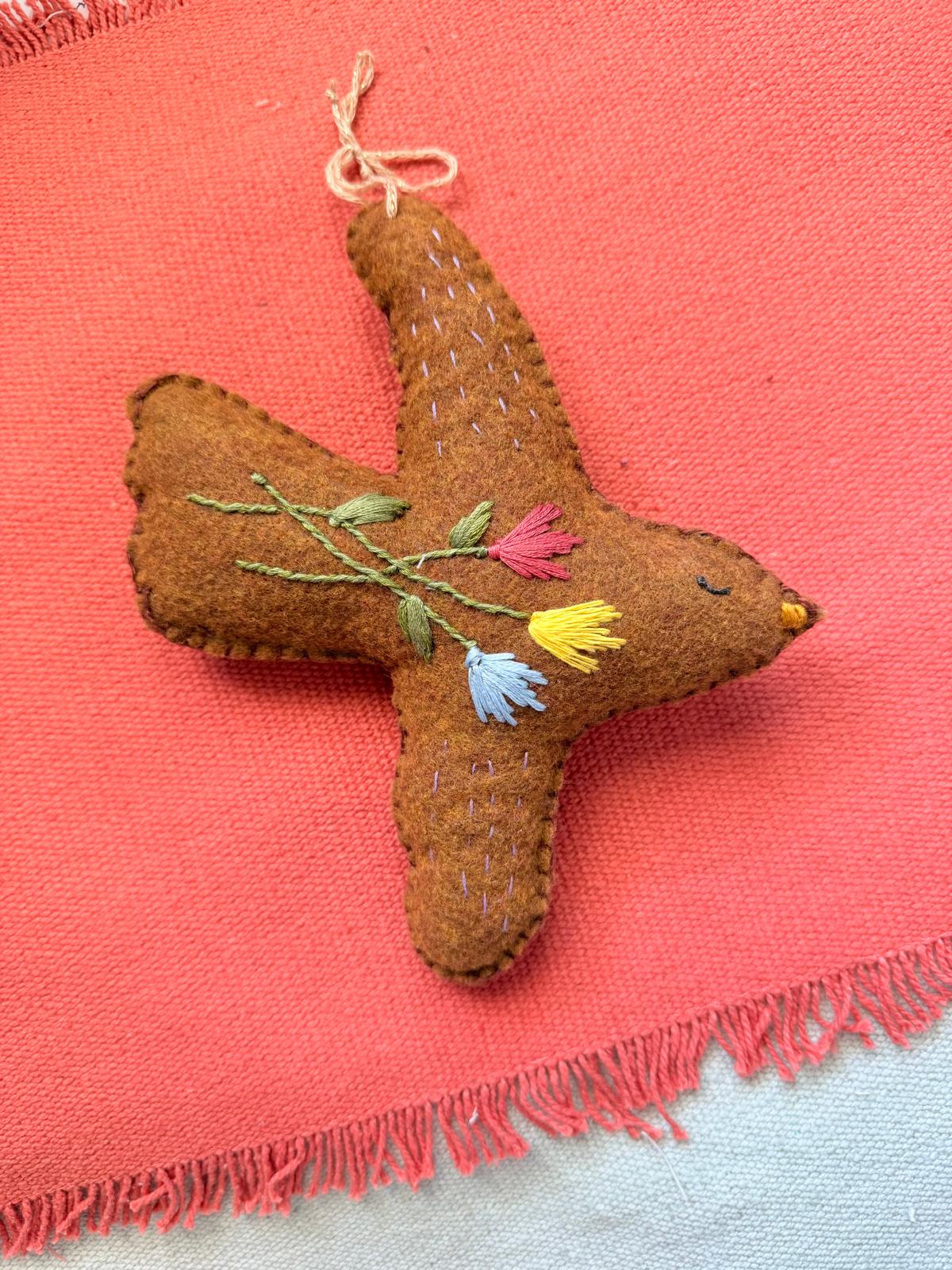 Embroidered Dove