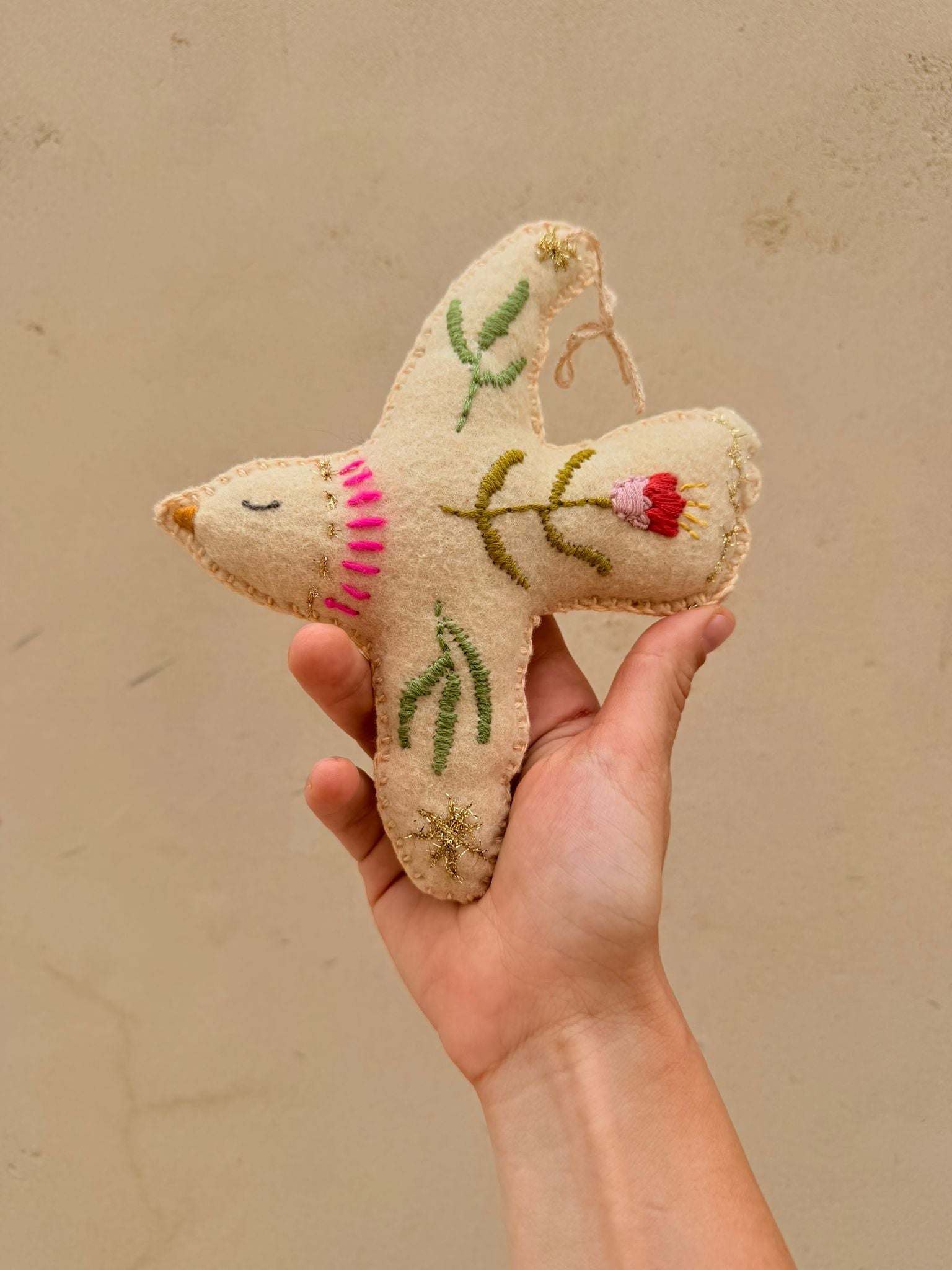 Embroidered Dove