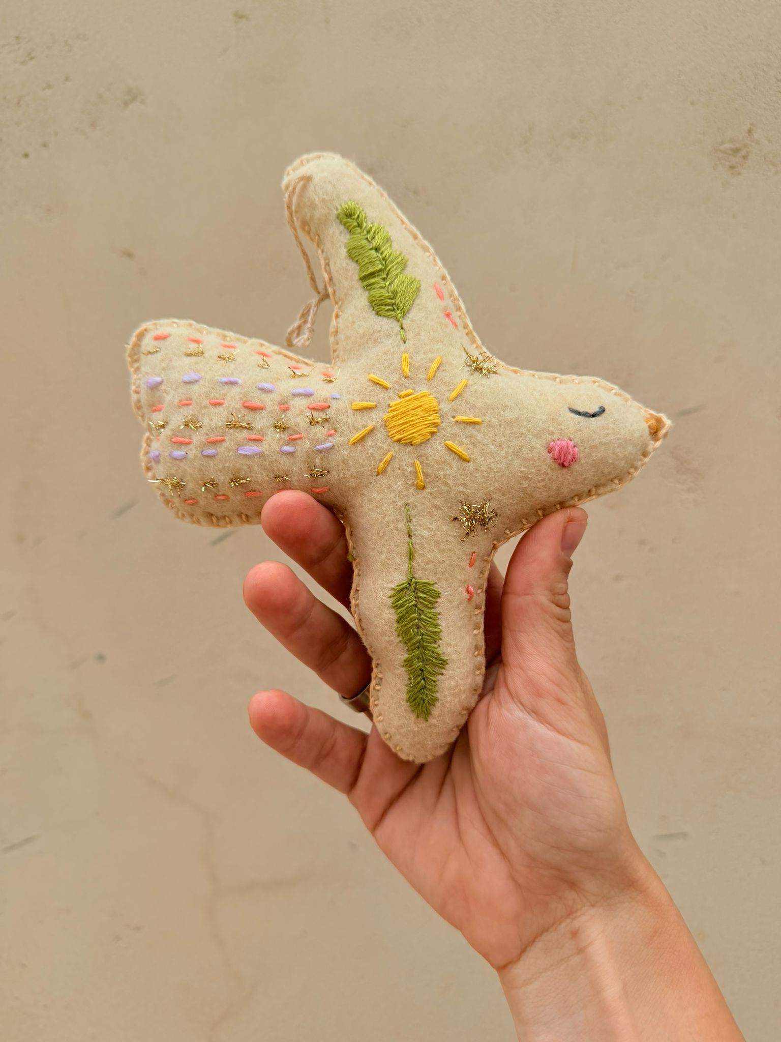 Embroidered Dove