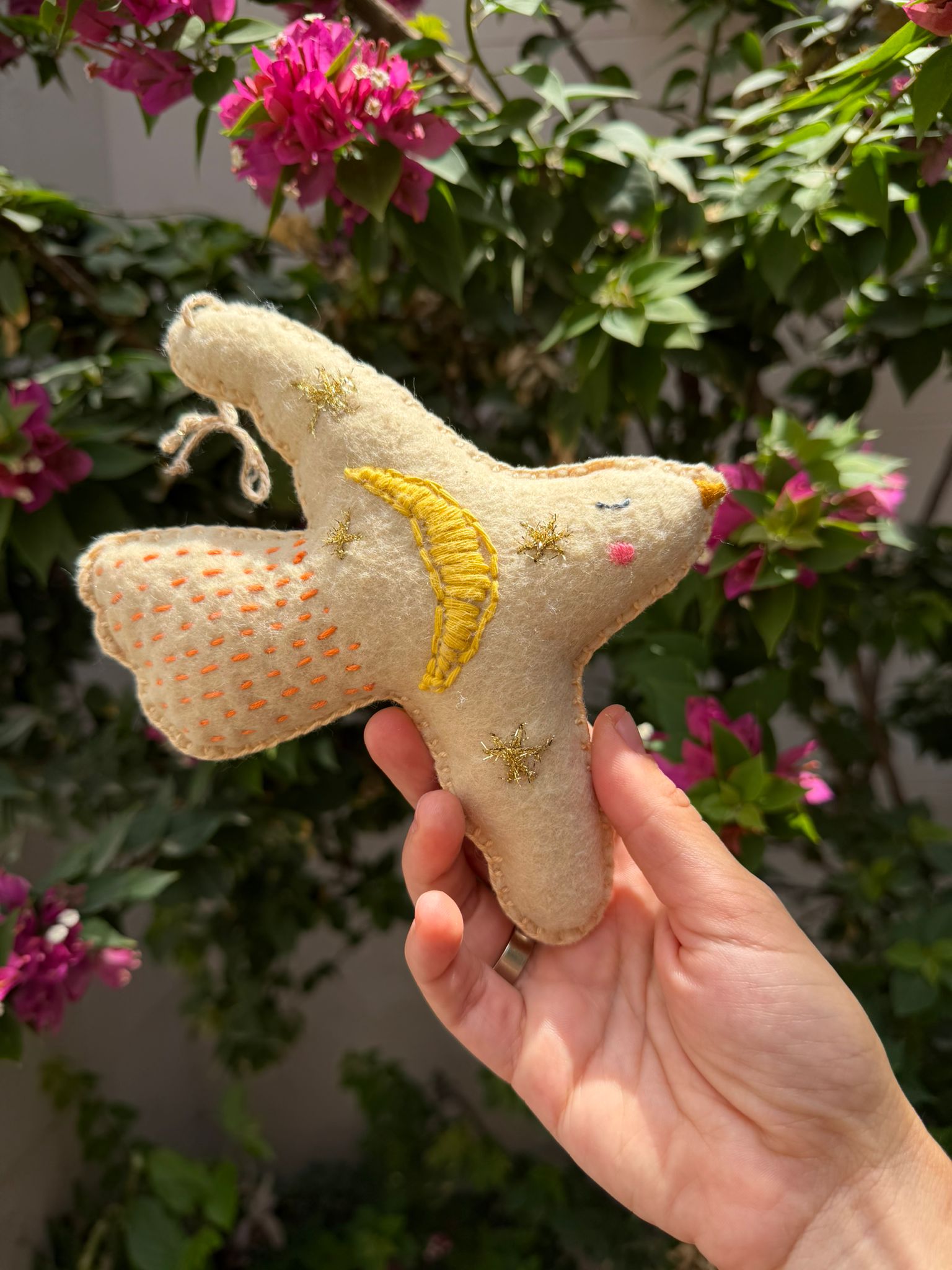 Embroidered Dove