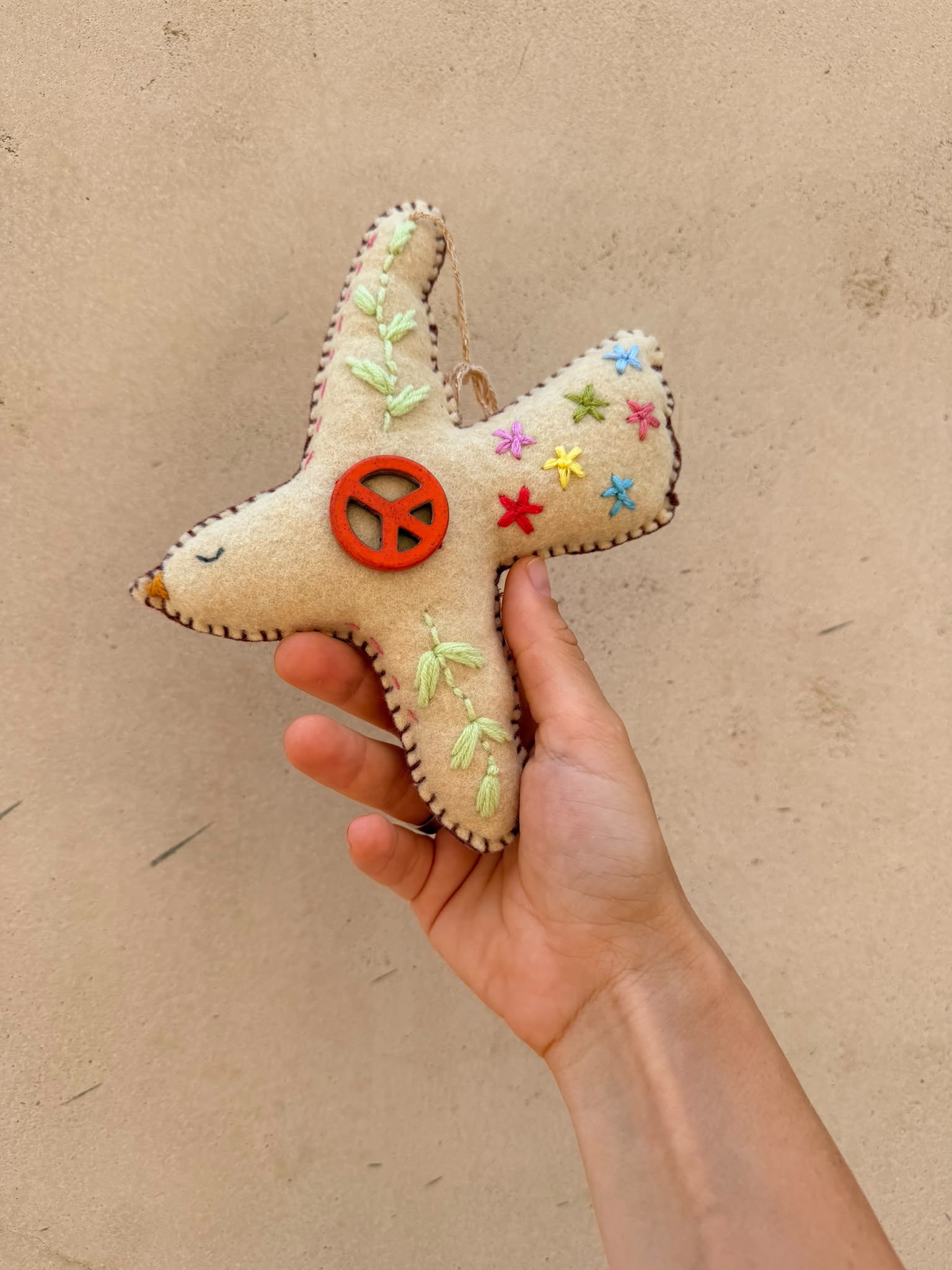 Embroidered Dove