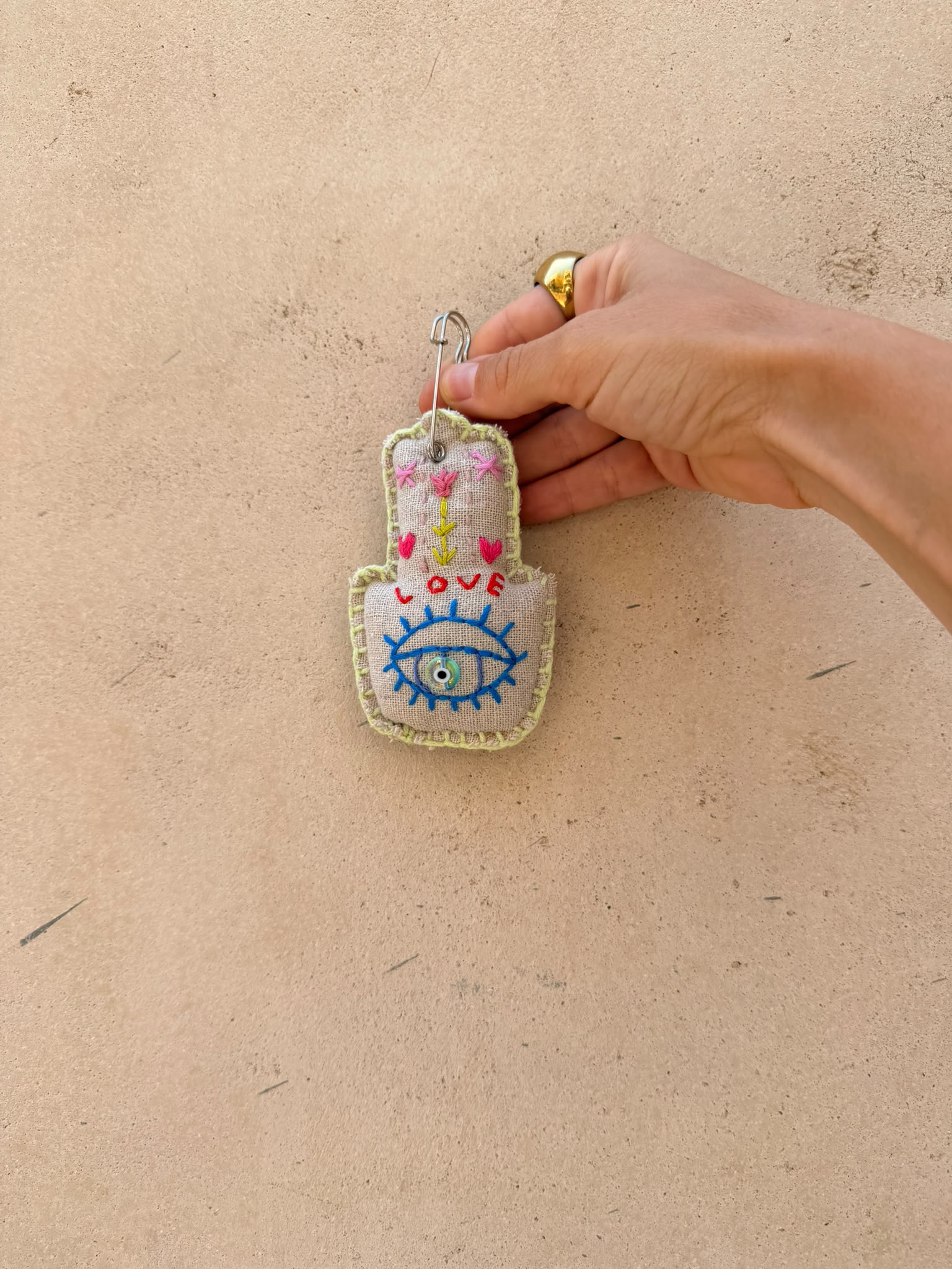 Embroidered Hamsa