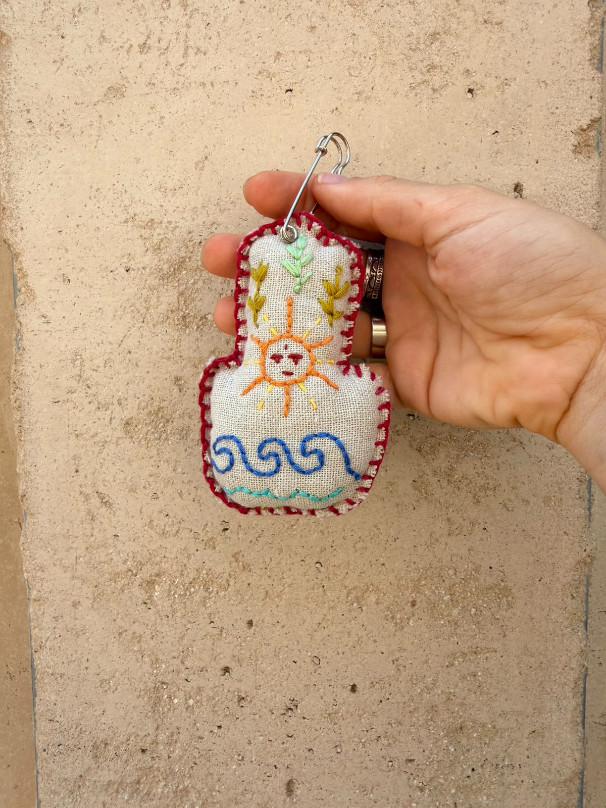 Embroidered Hamsa