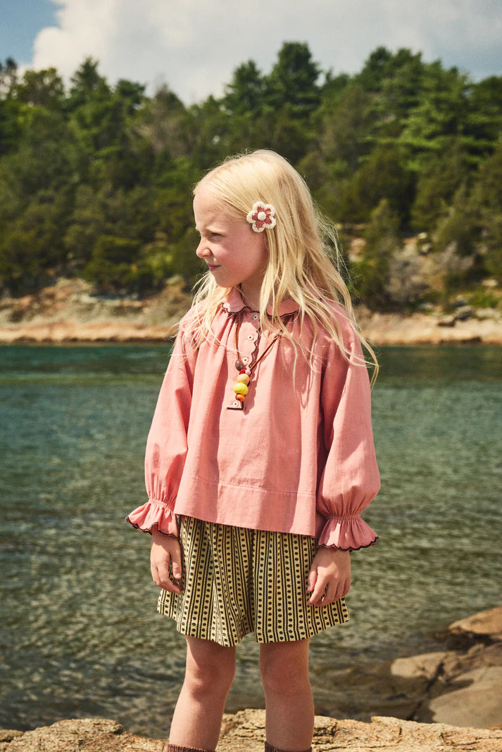 Medium Flower Clip Set, Rosewood