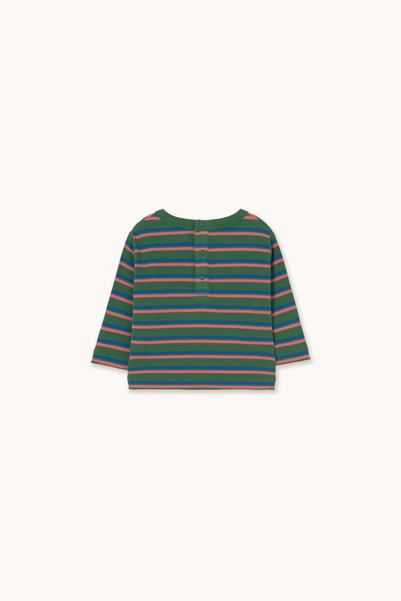 DUO STRIPES RIB BABY TEE