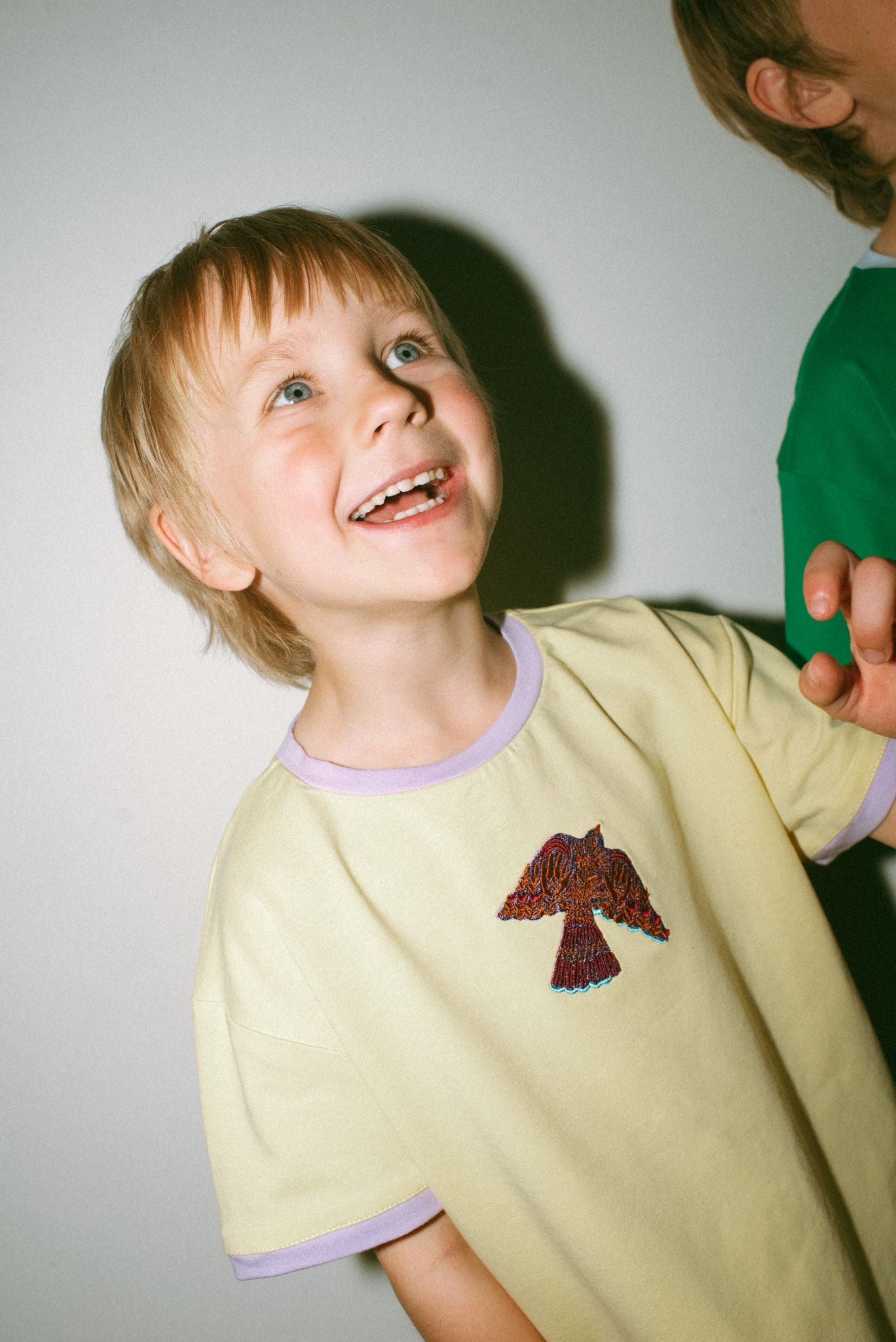 August Moon Embroidered Tee