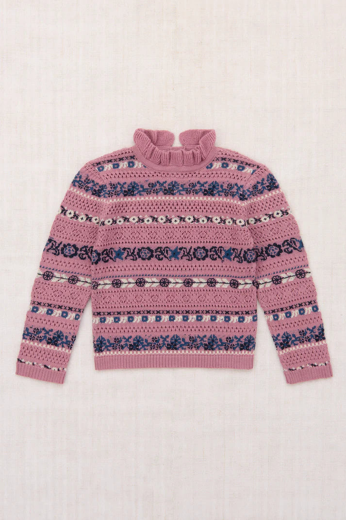 Pamela Sweater, Antique Rose