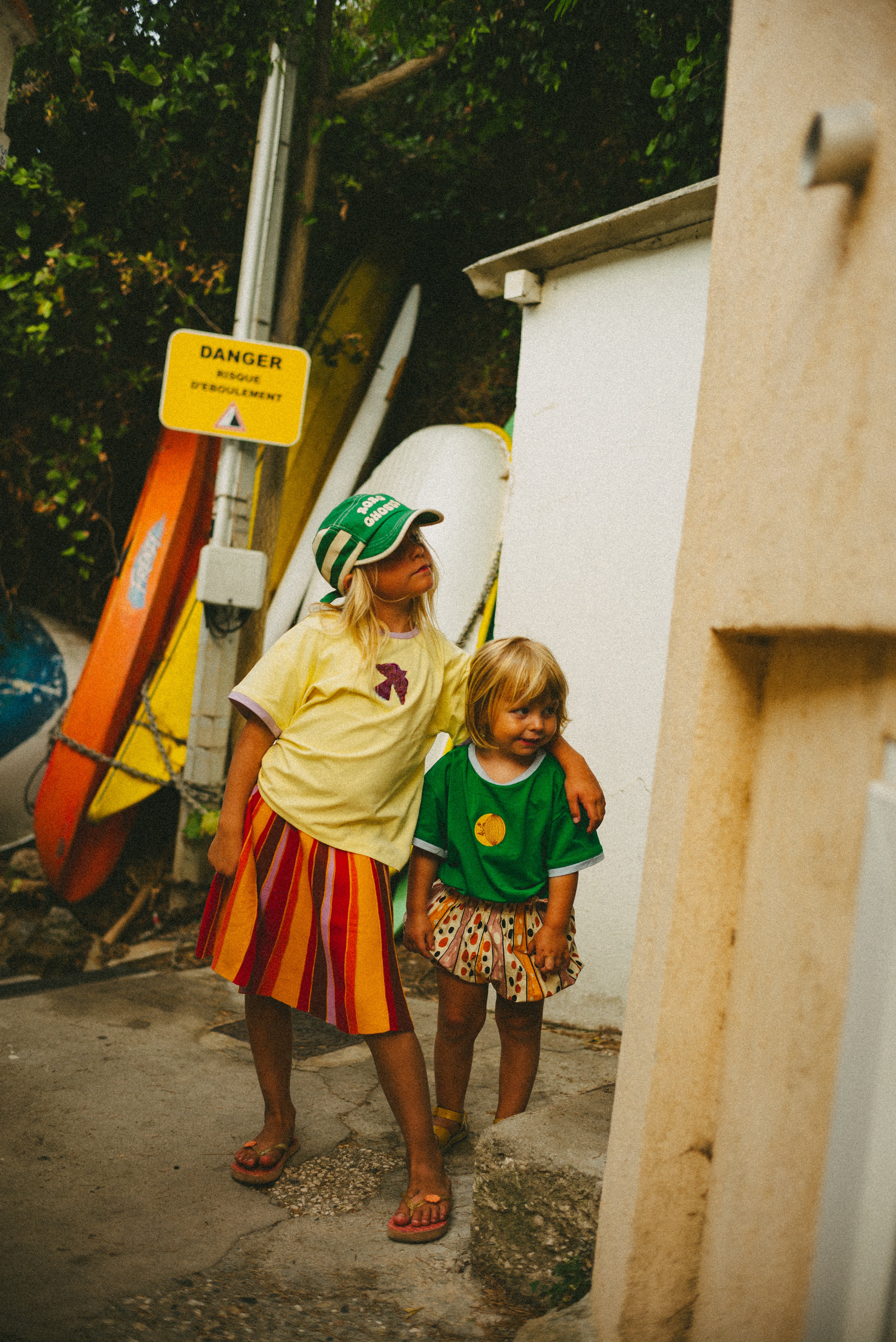 August Moon Embroidered Tee