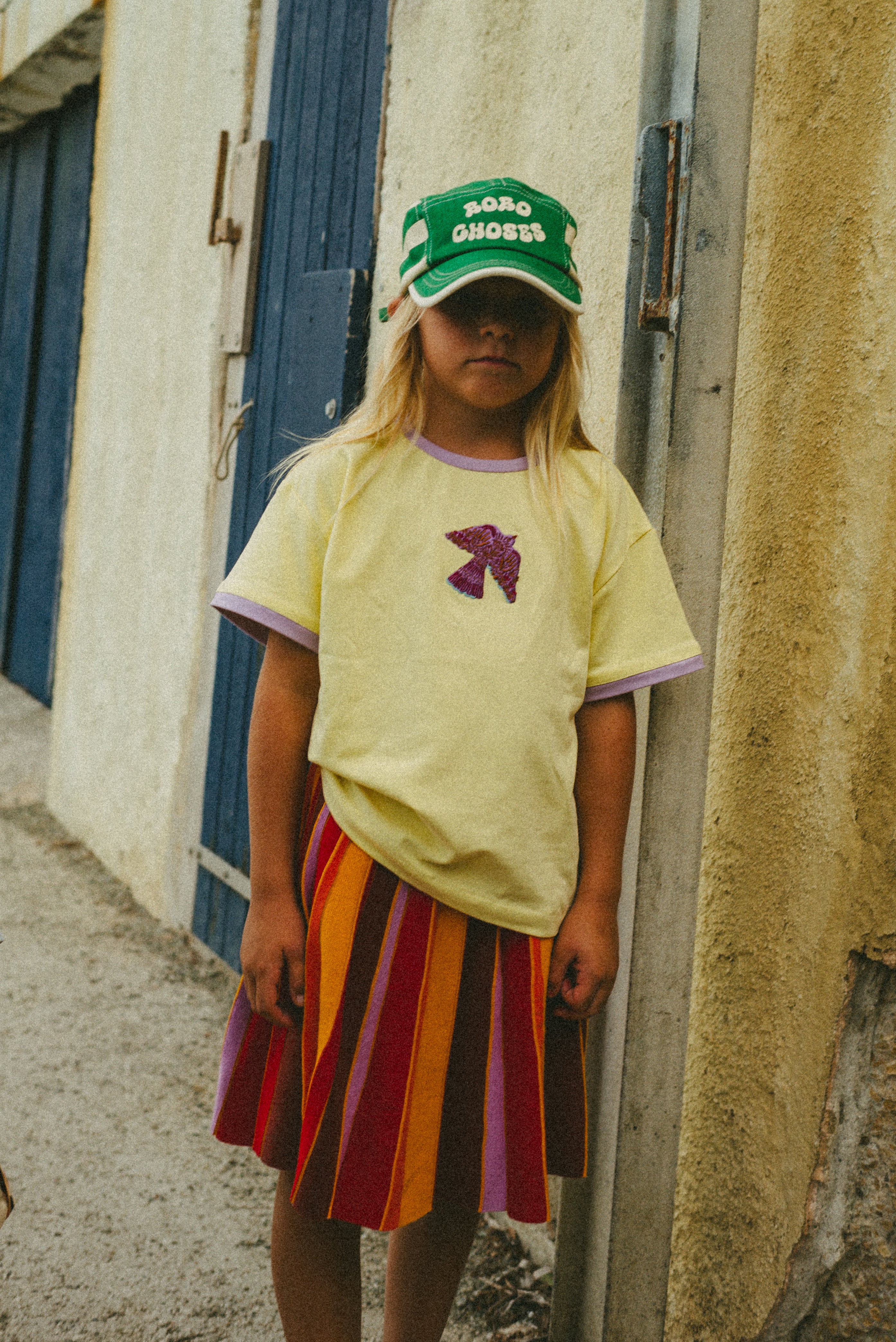August Moon Embroidered Tee