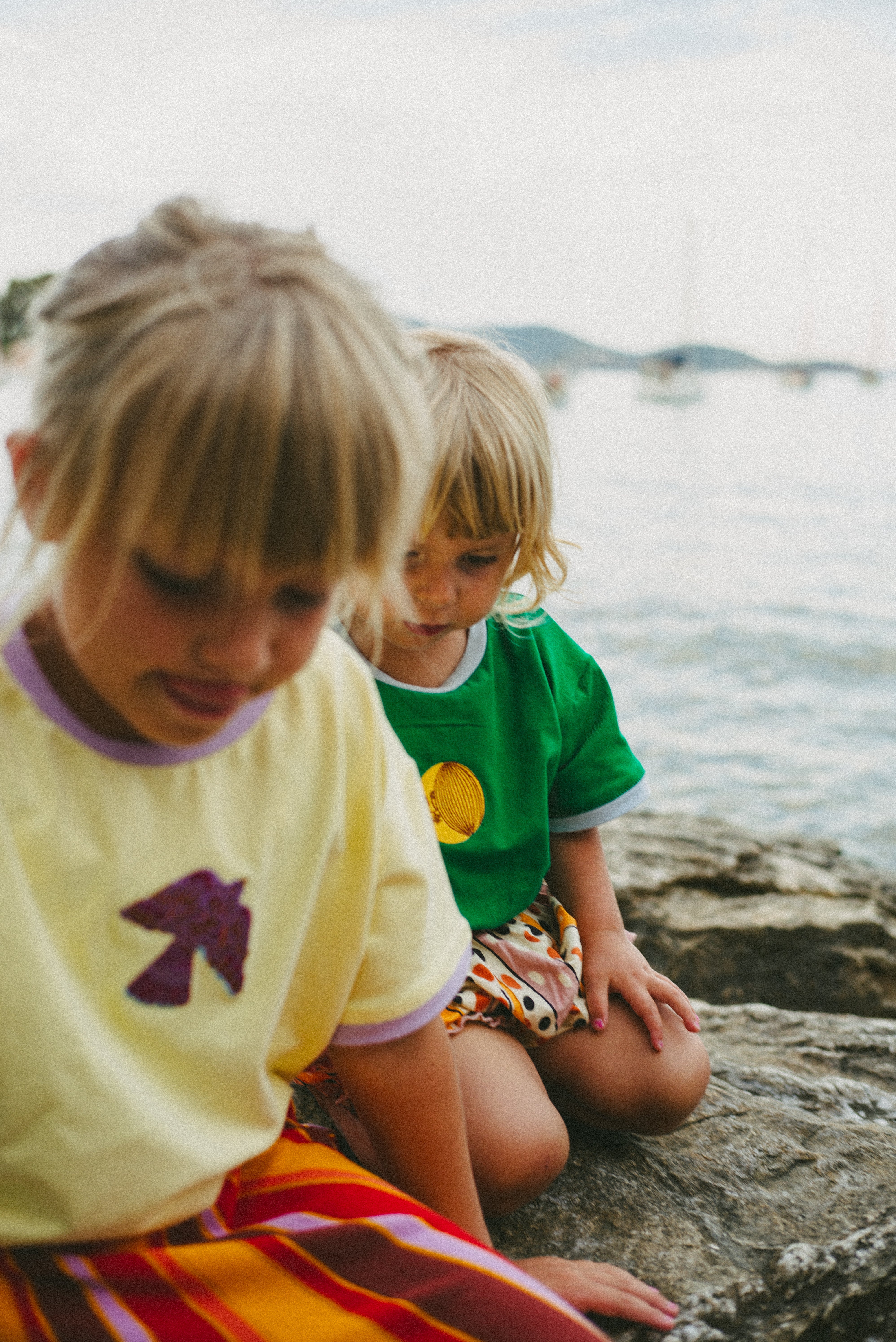 August Moon Embroidered Tee