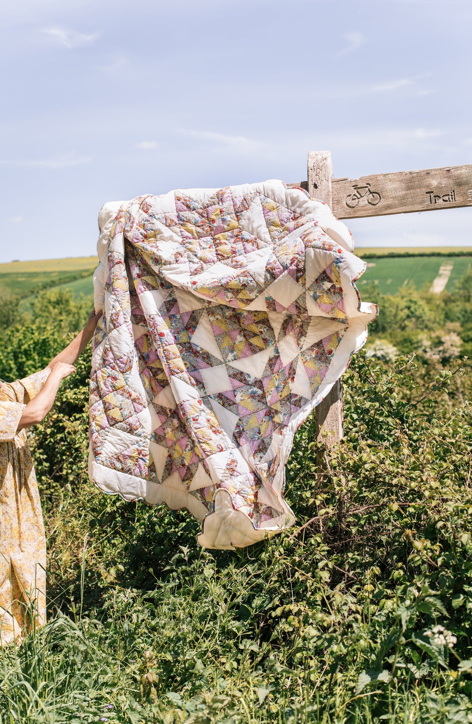 Iris Patchwork Quilt