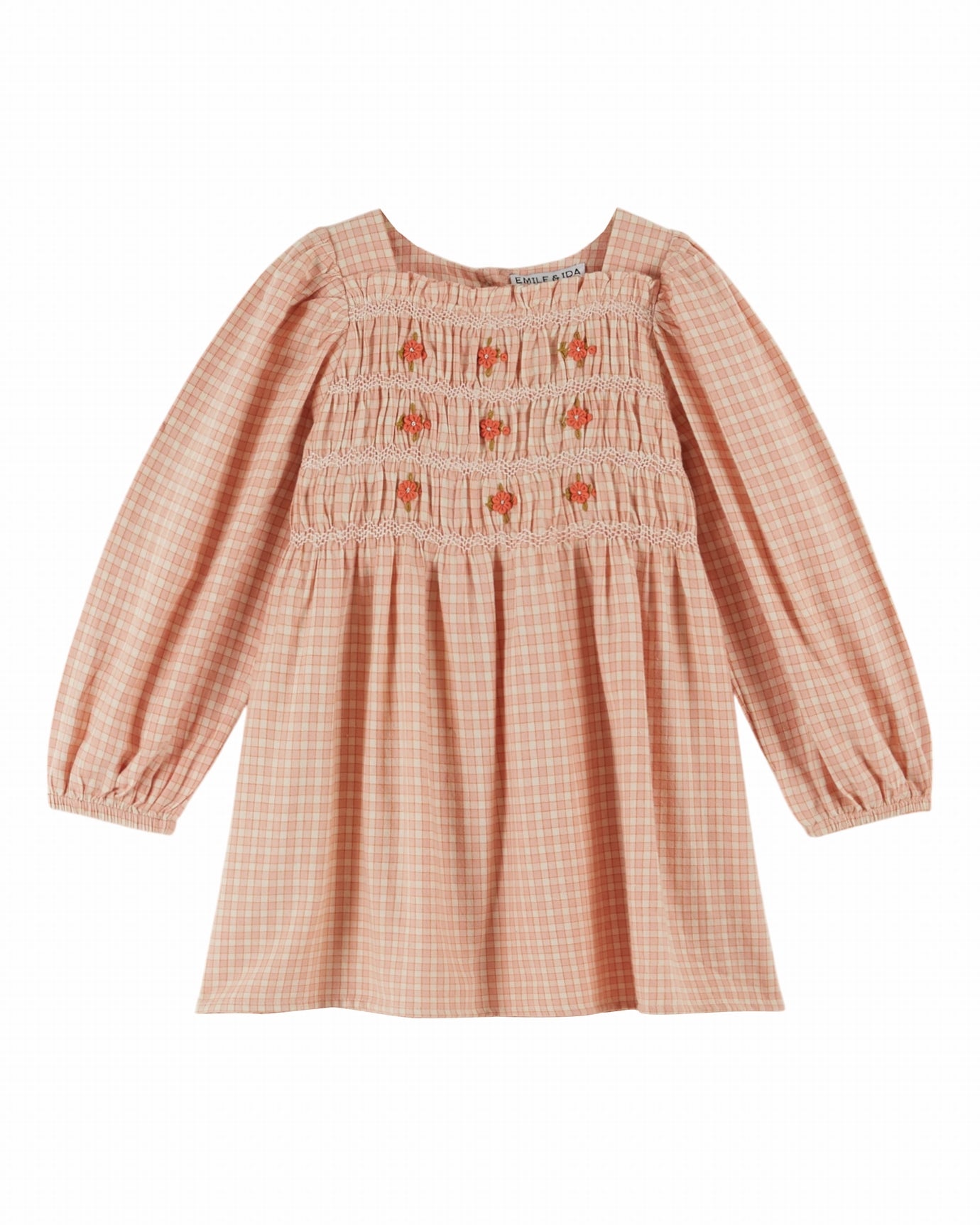 Floral Embroidered Ecolier Dress