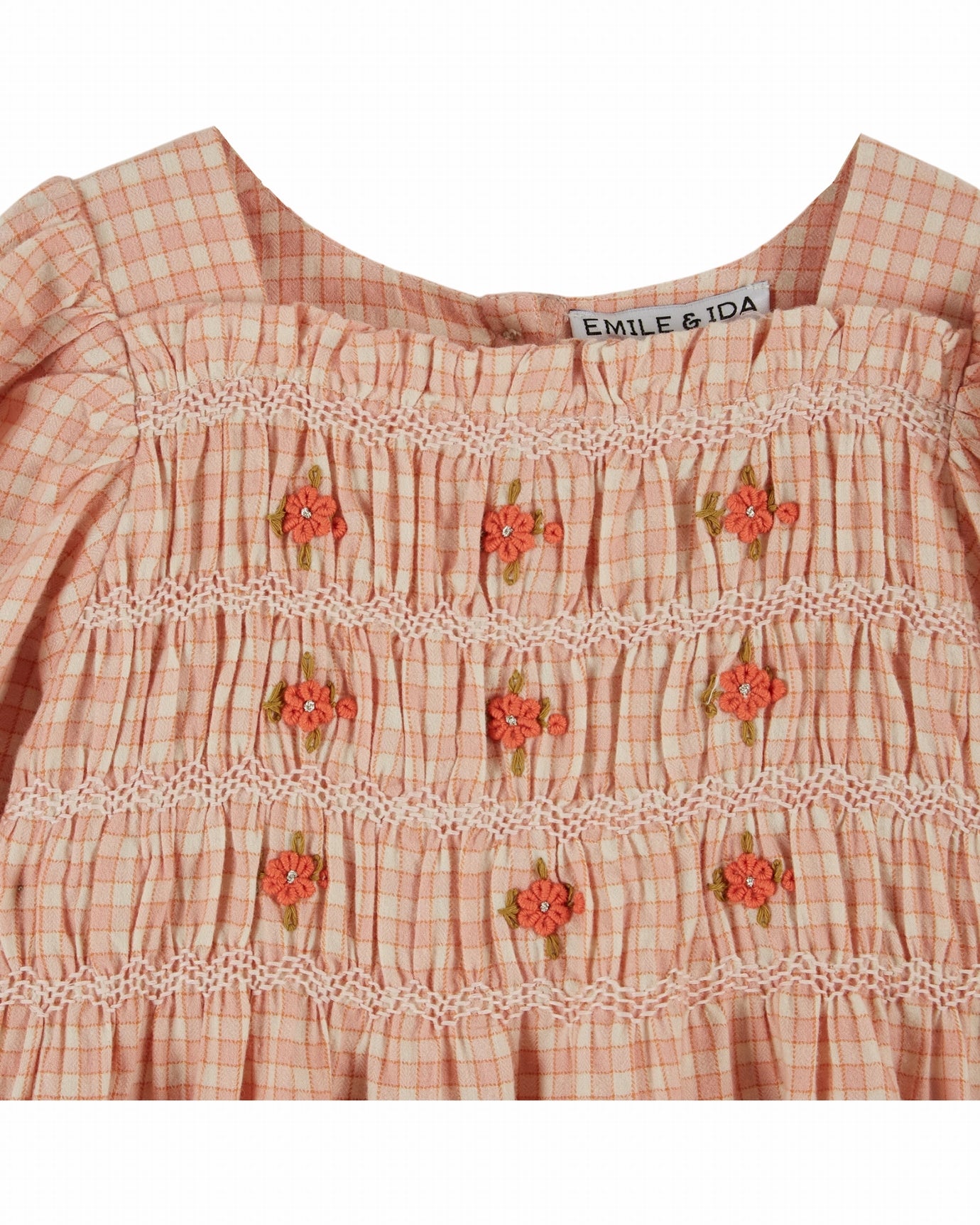 Floral Embroidered Ecolier Dress