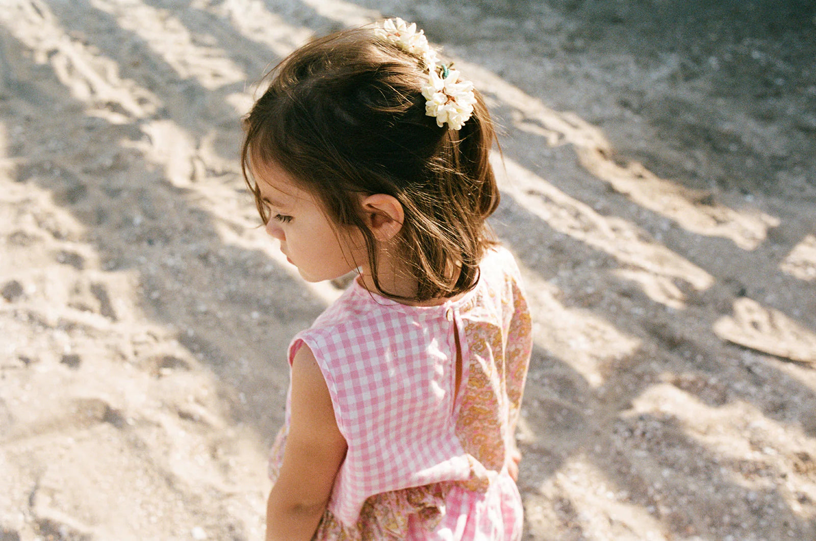 Hopscotch Tank in Pink Check & Sherbet