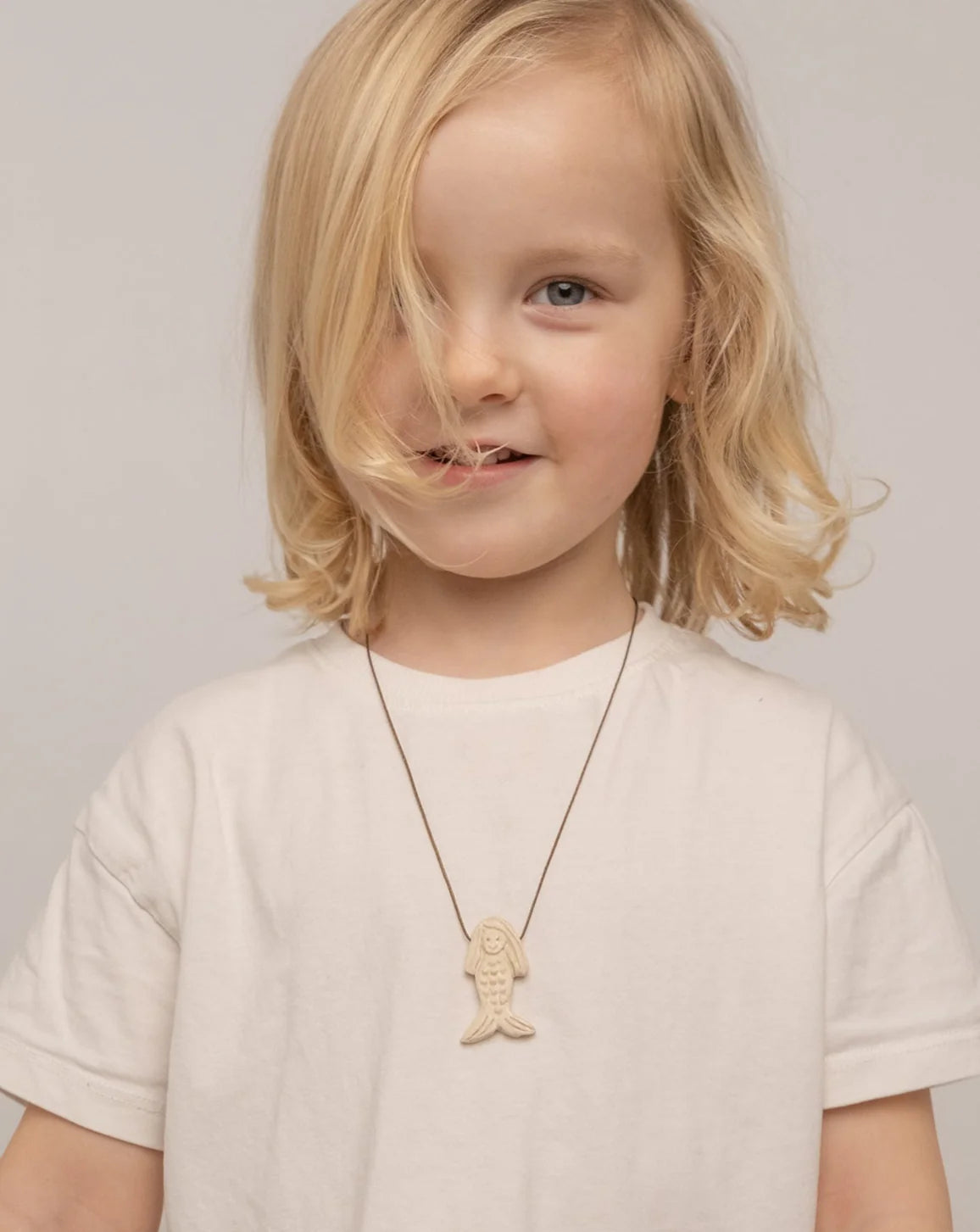 Ceramic Little Mermaid Pendant