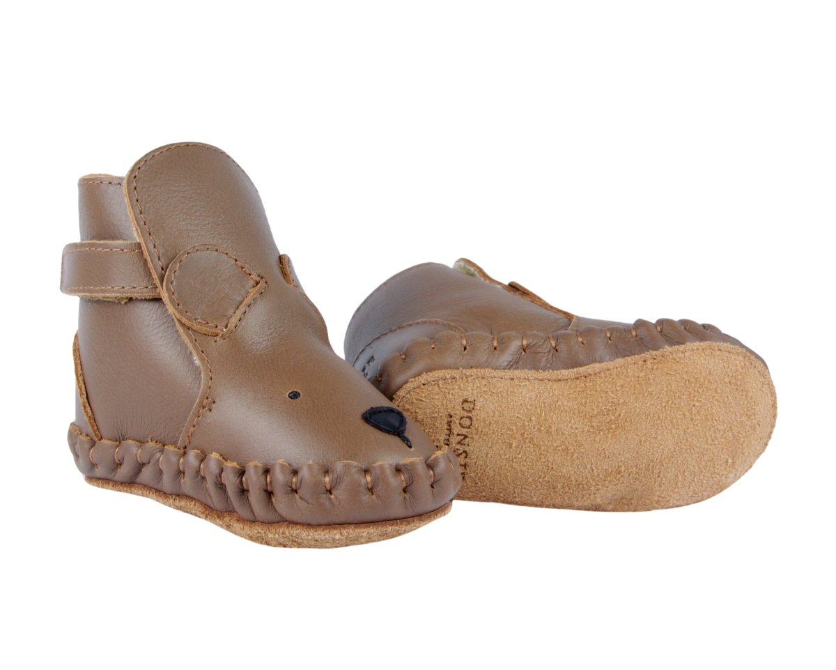Kapi Classic Booties | Bear | Cognac Classic Leather