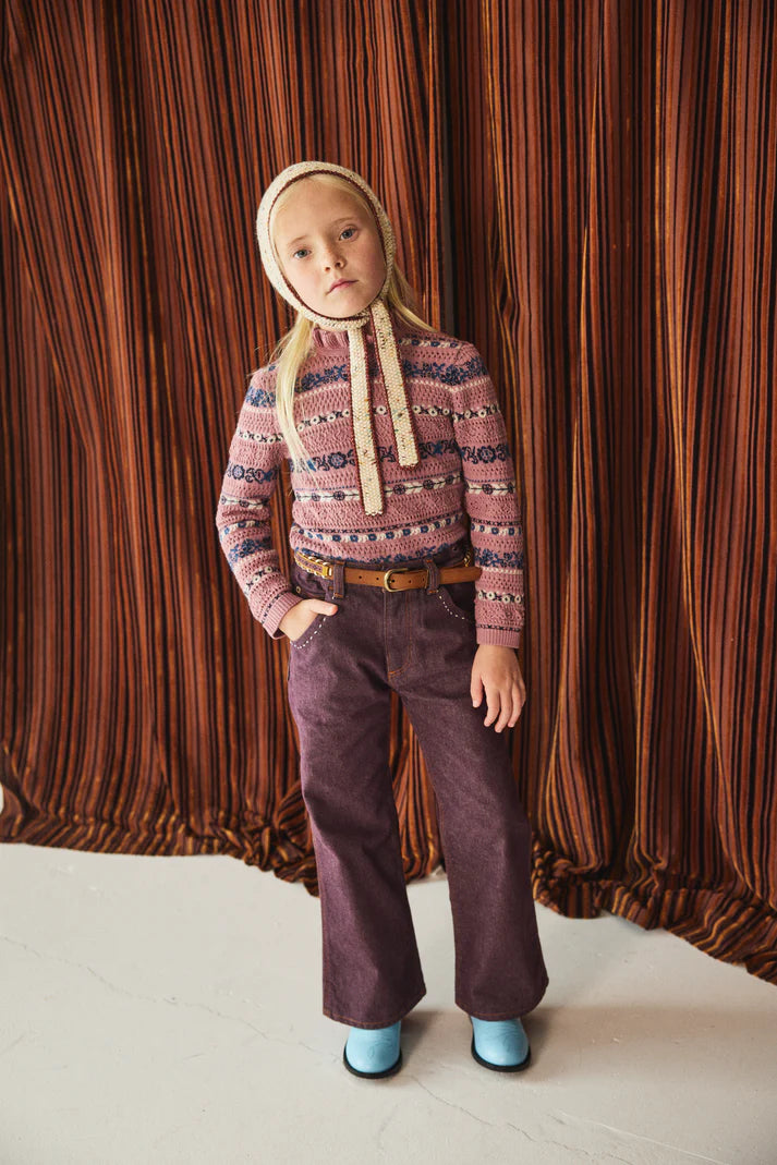 Pamela Sweater, Antique Rose