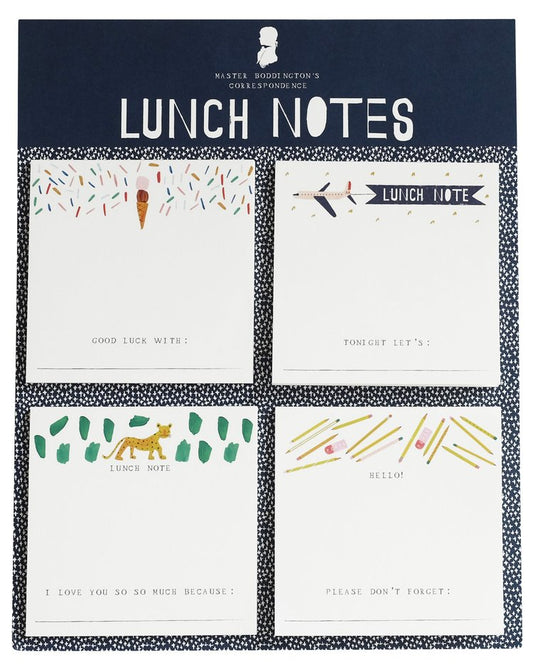 Lunch Notes- Set of 4 Notepads