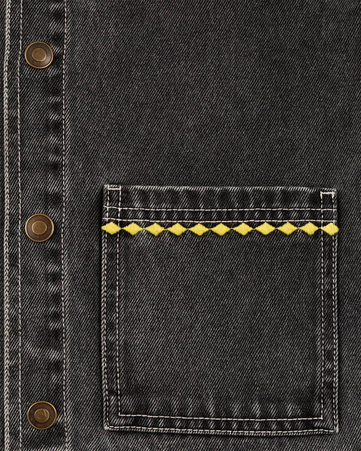 Kids Grey Denim Jacket x Julie Daleyden - ALEGRIA COLLECTION