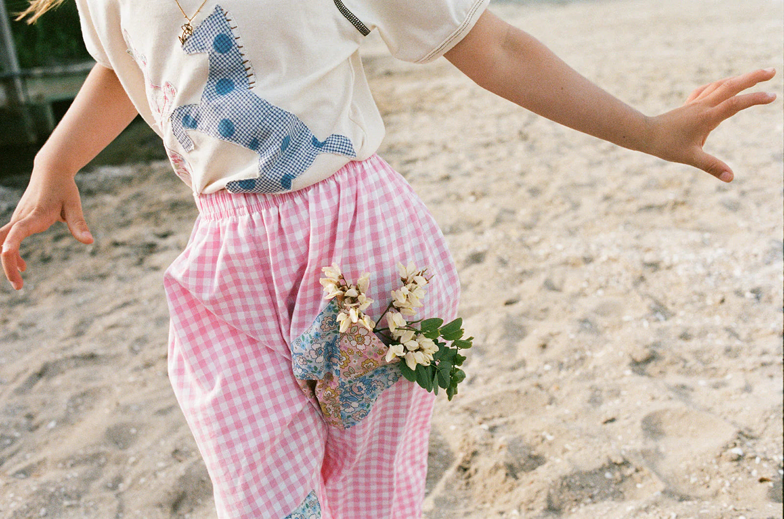Garden Pants in Picnic Pink