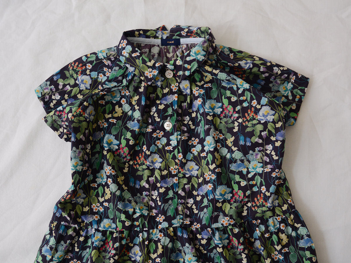 Dress Bridget- Navy Flower