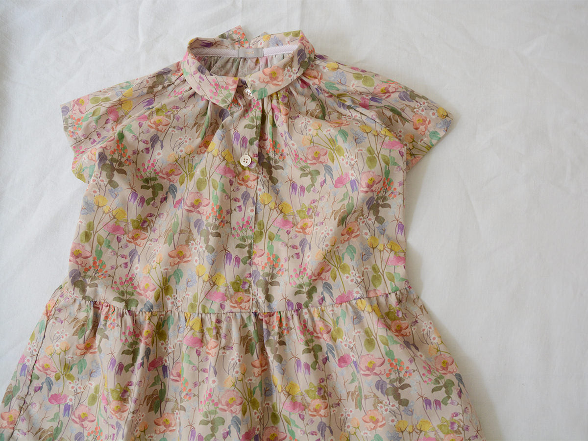 Dress Bridget- Beige Flower