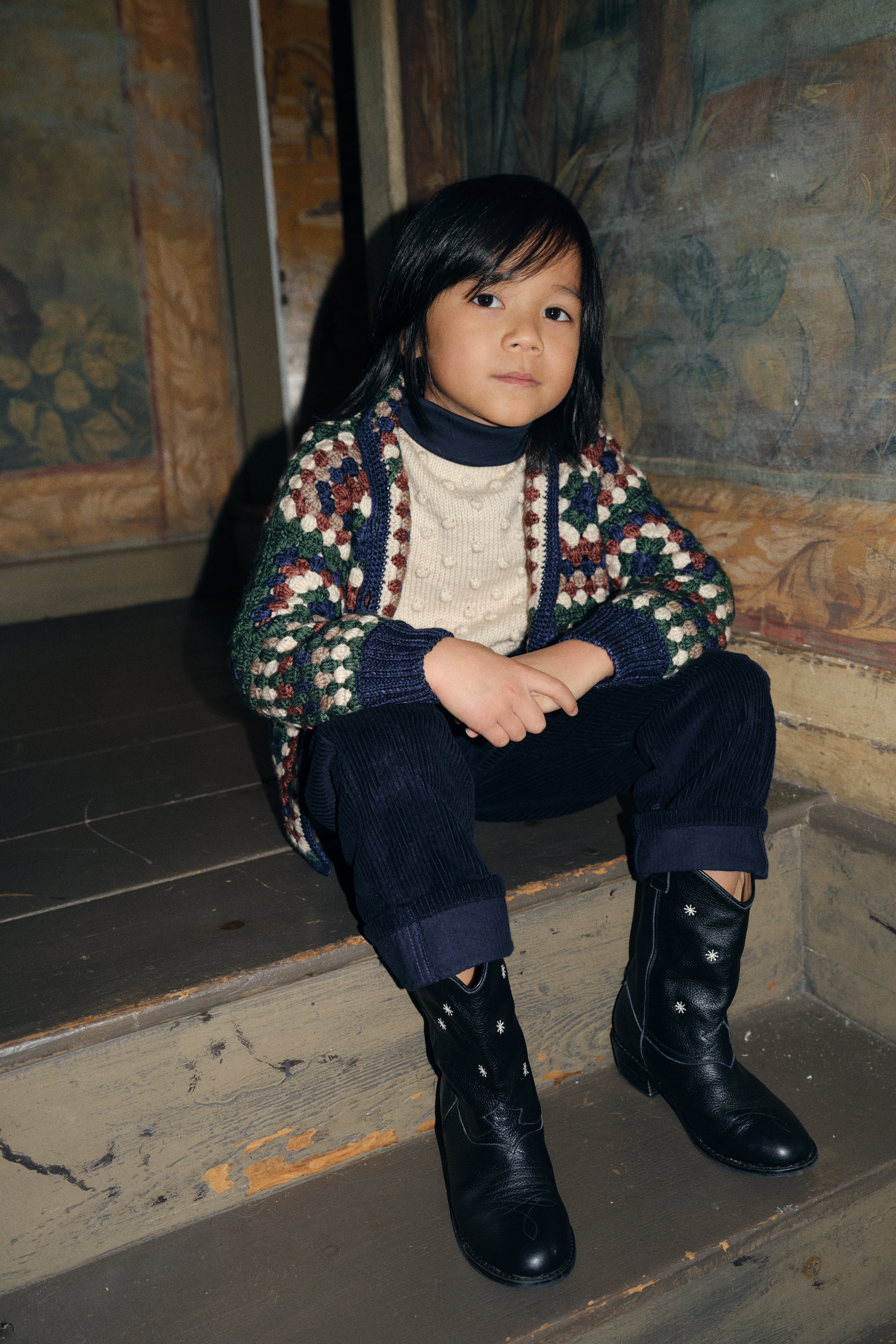 Crochet Big Square Jacket