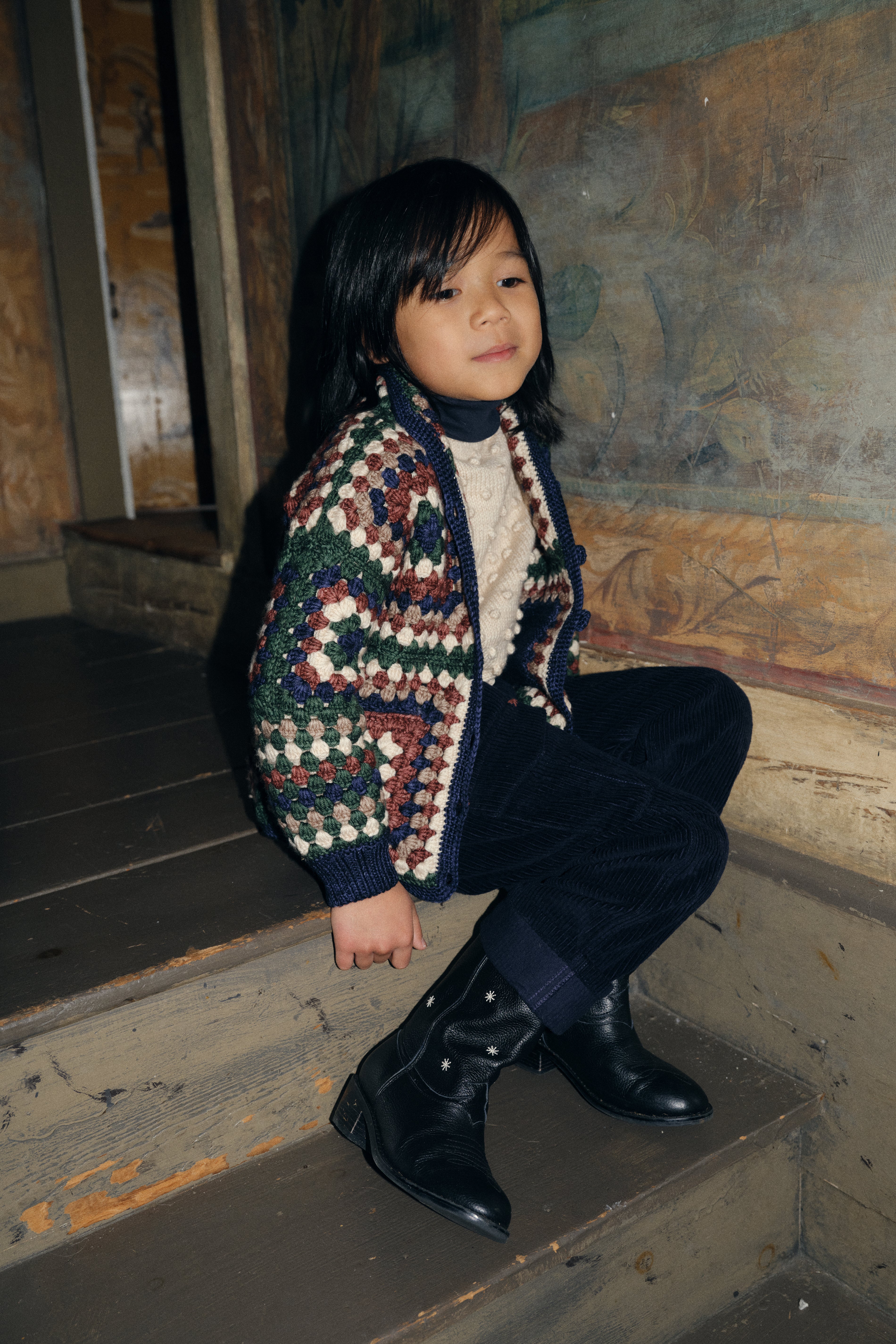 Crochet Big Square Jacket