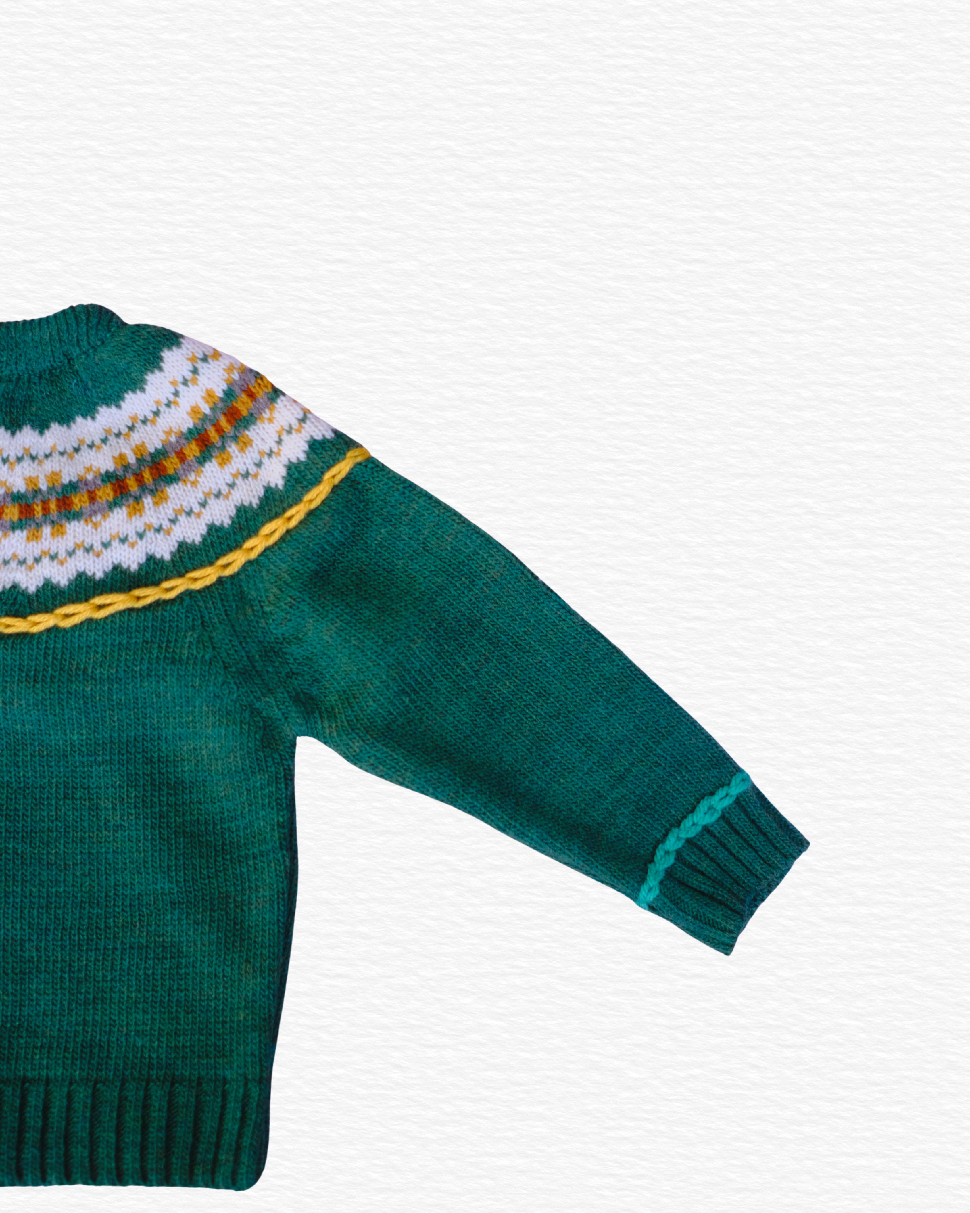 Greca Sweater, Green