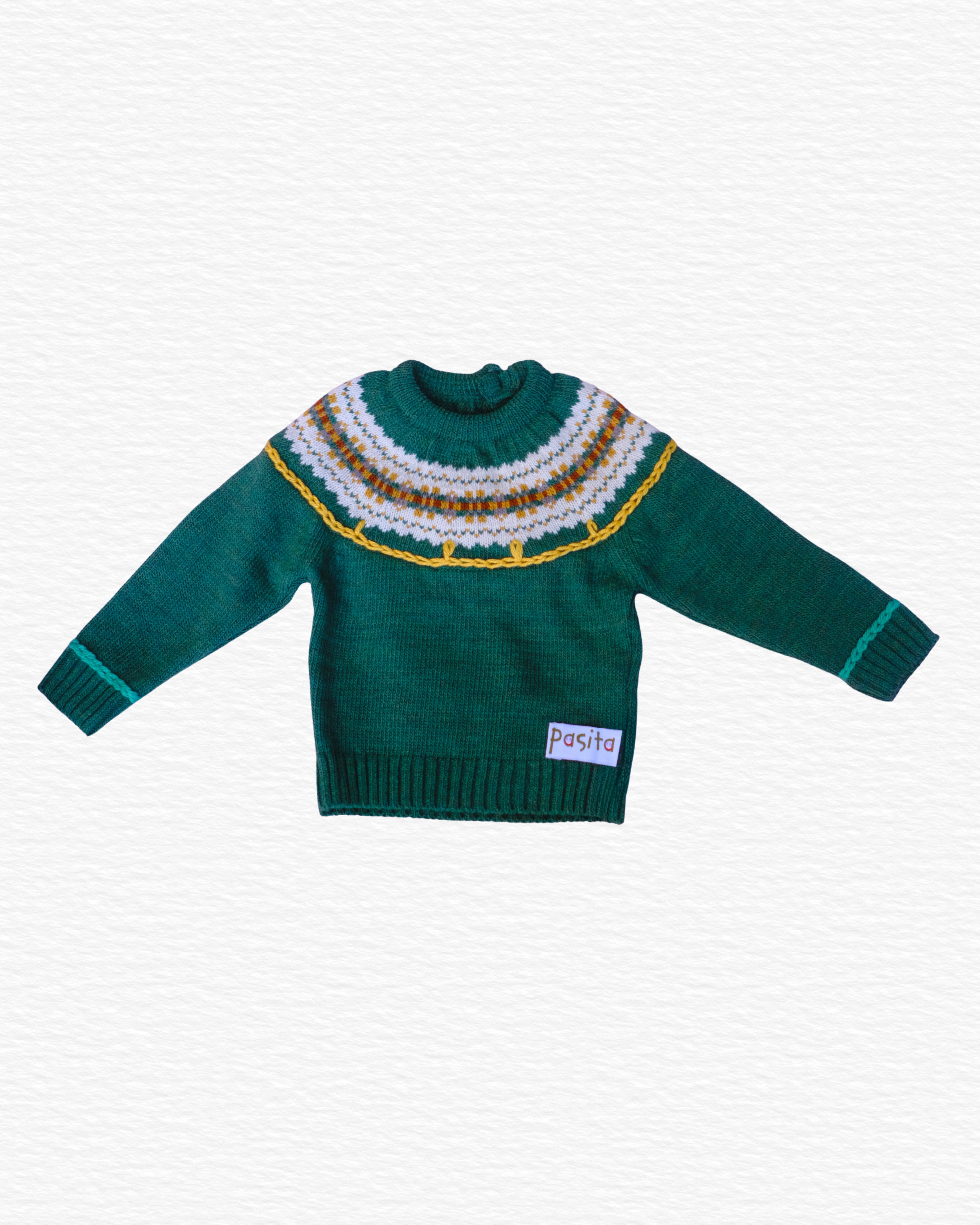 Greca Sweater, Green