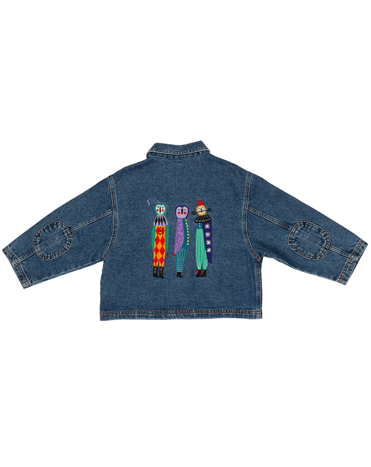 Kids Blue Denim Jacket x Julie Daleyden - ALEGRIA COLLECTION
