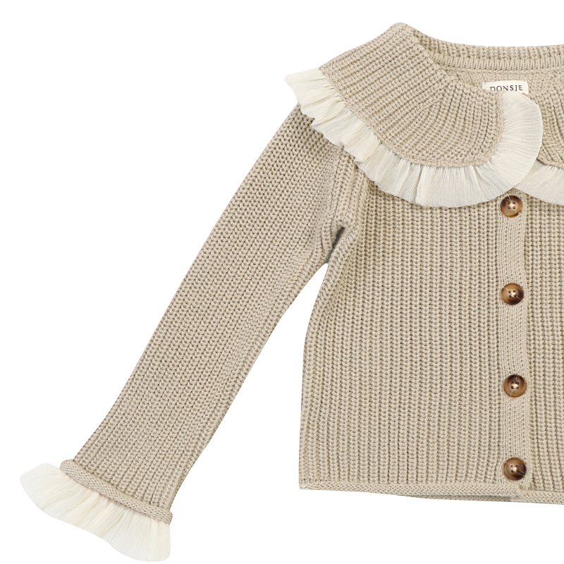 Zoila Cardigan | Oyster Grey