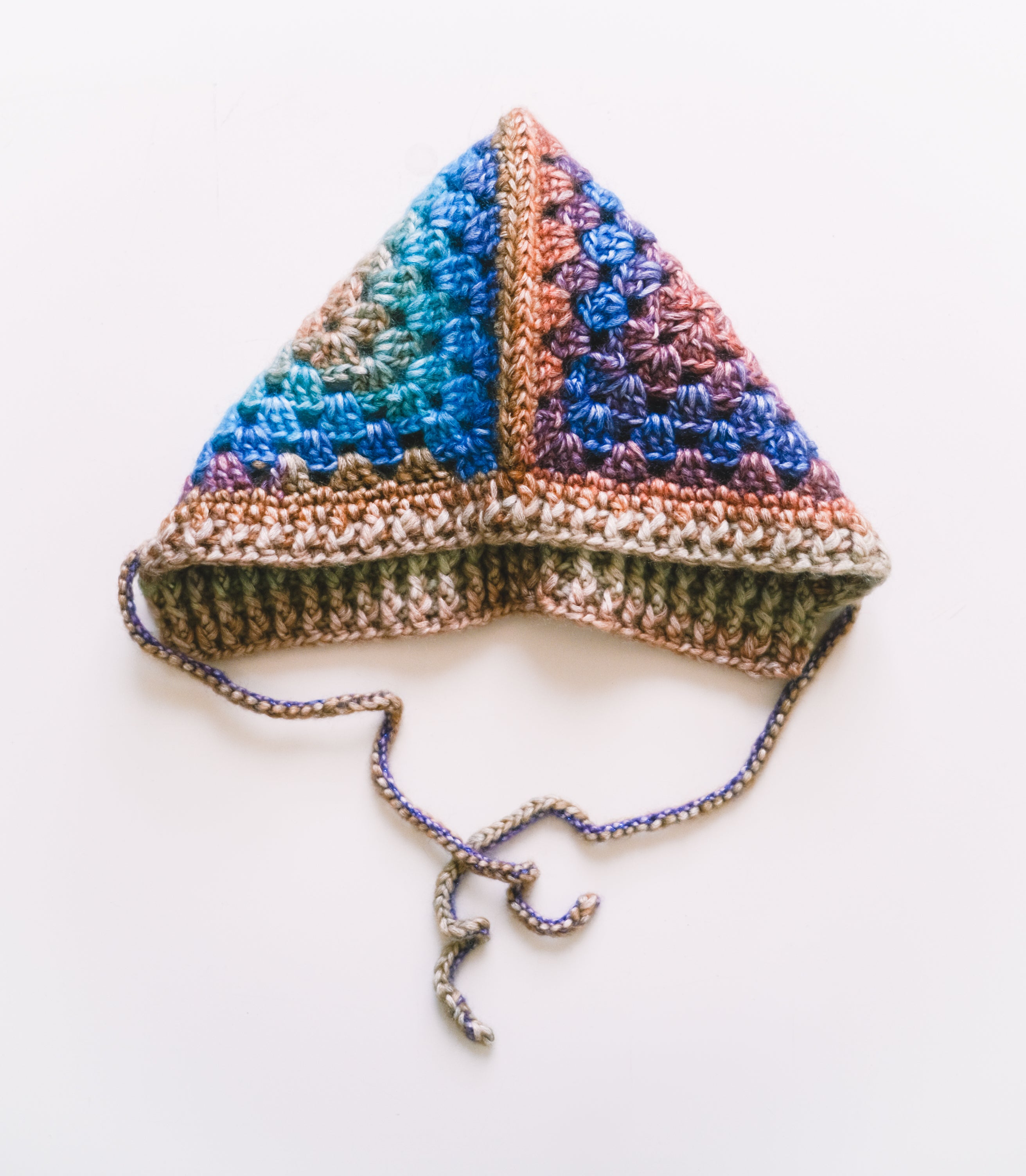 Colorful Wool Bonnet