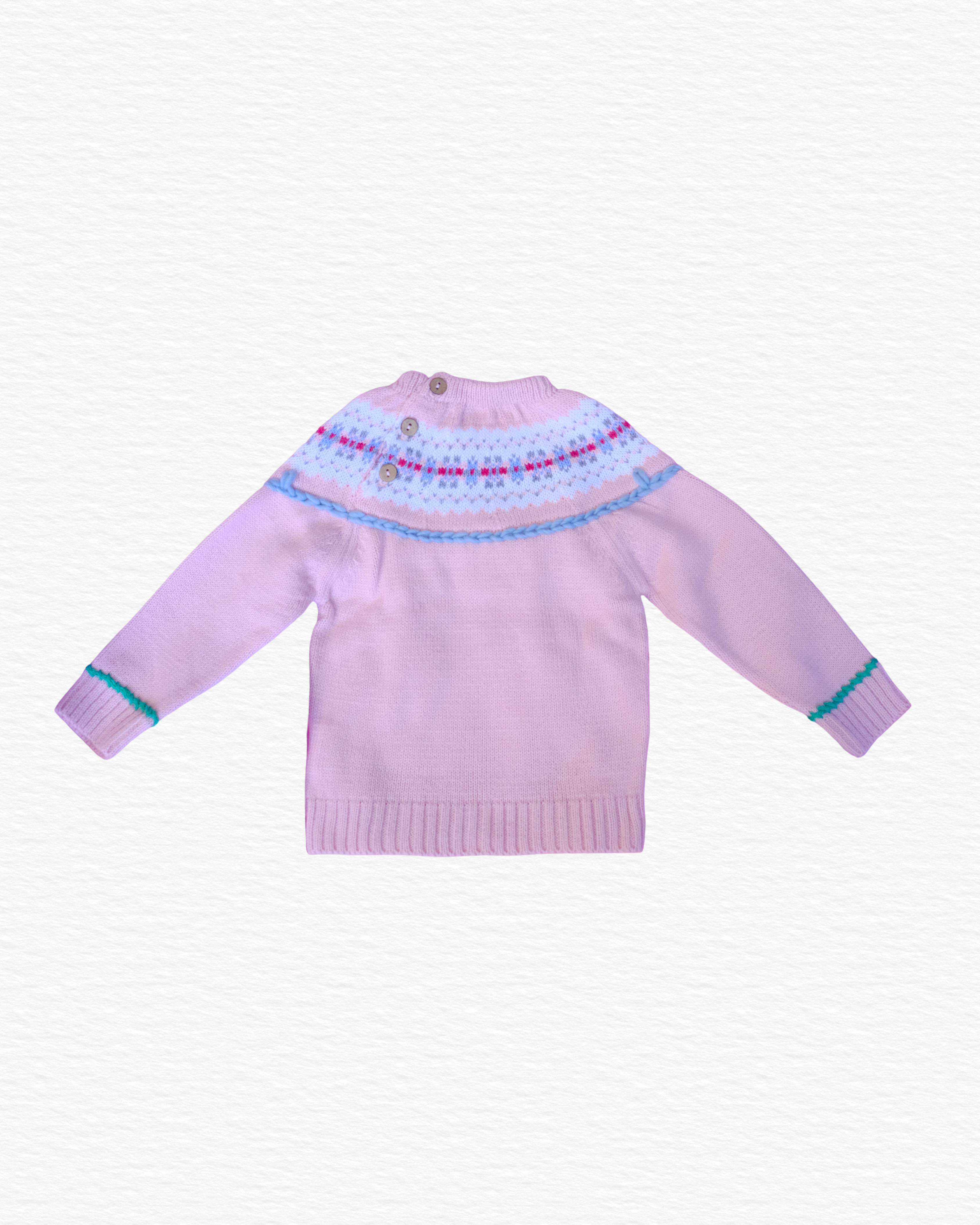 Greca Sweater, Pink