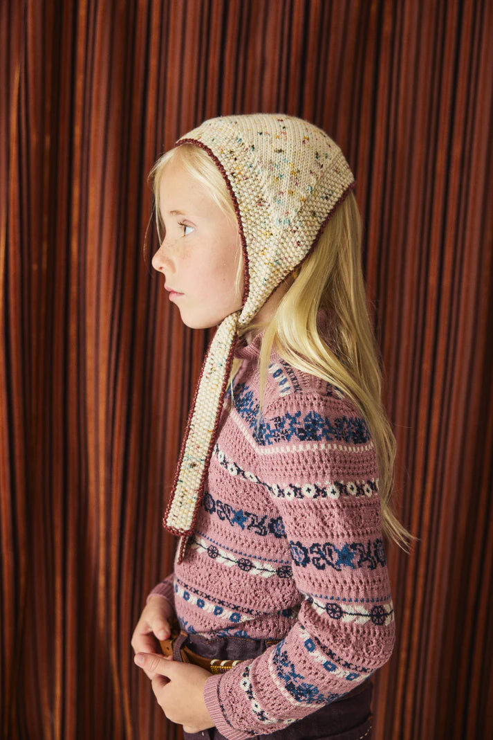 Pamela Sweater, Antique Rose