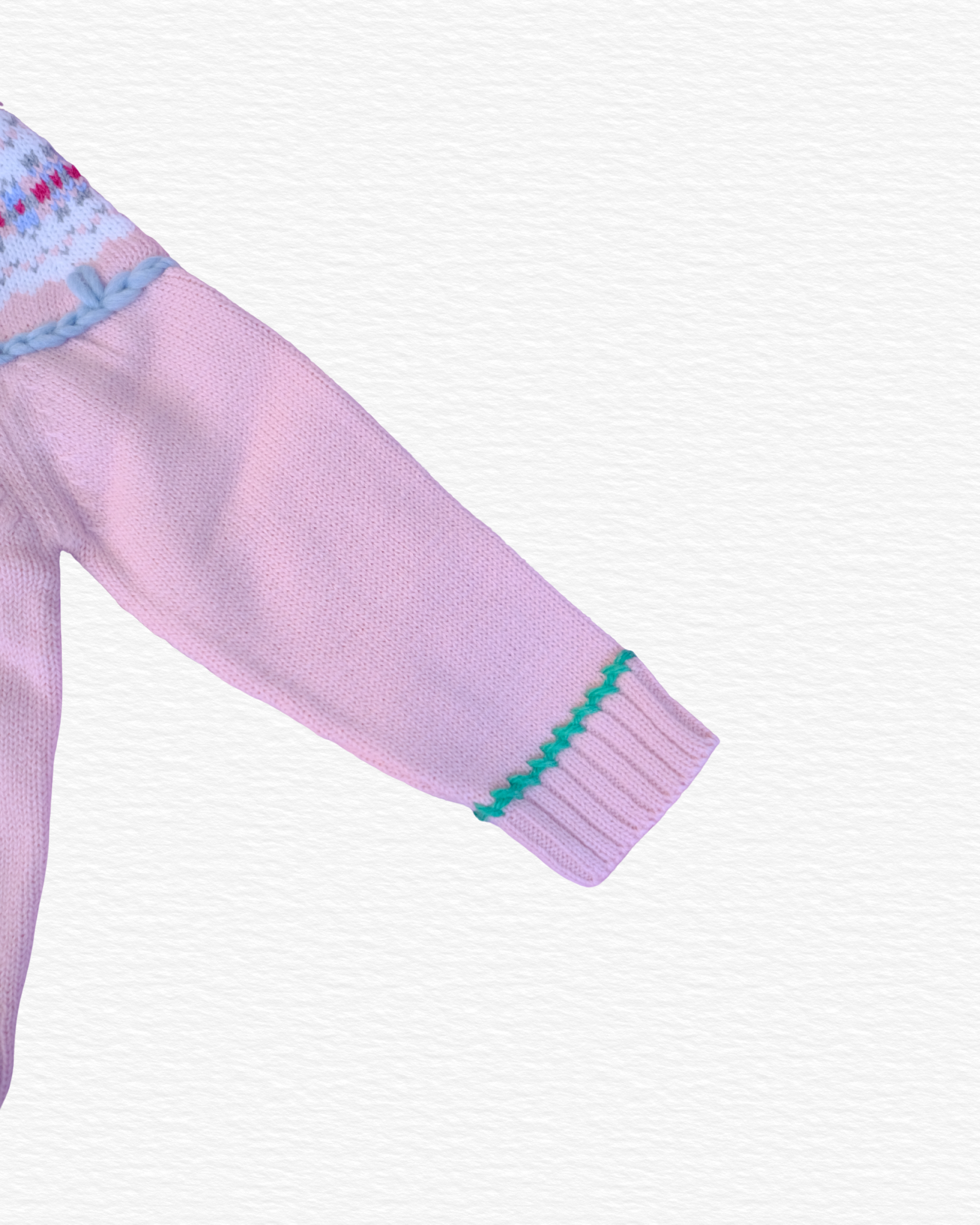 Greca Sweater, Pink