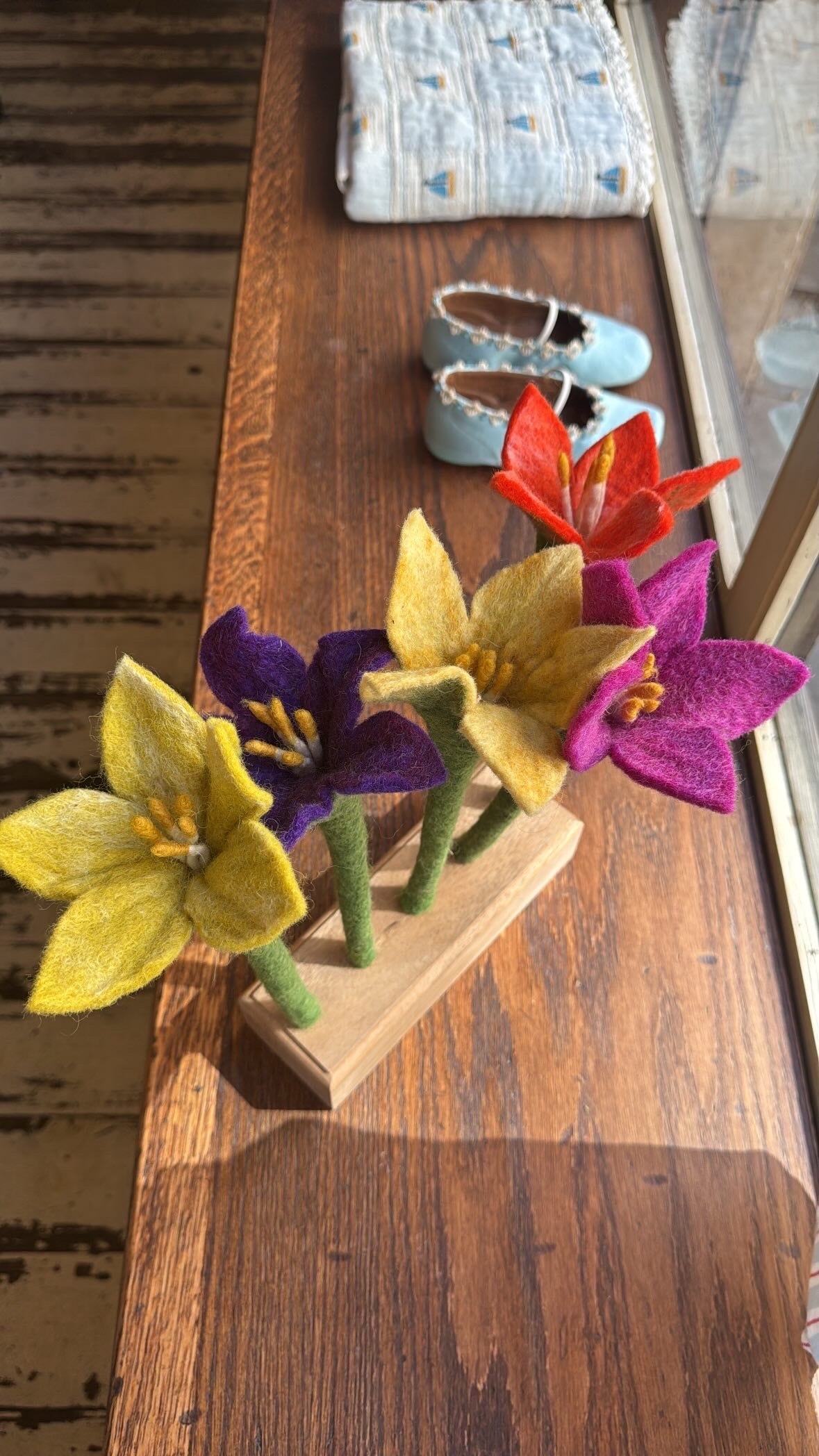 Felted Flower Set