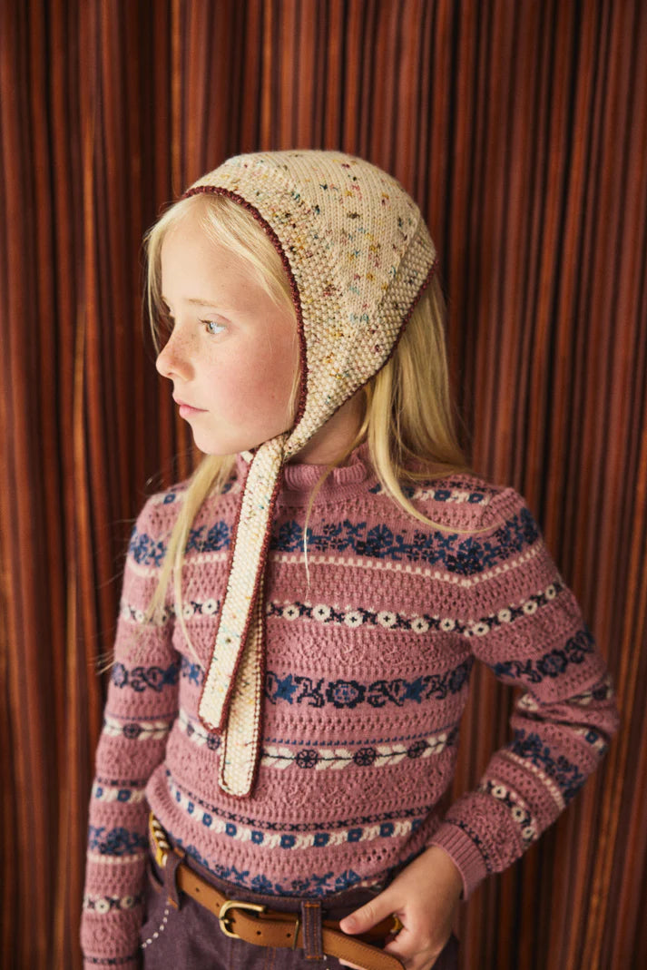 Pamela Sweater, Antique Rose