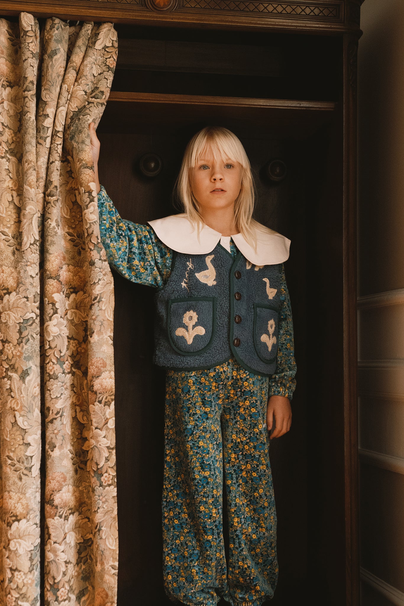 FLOWER PATTERN SWEATPANT