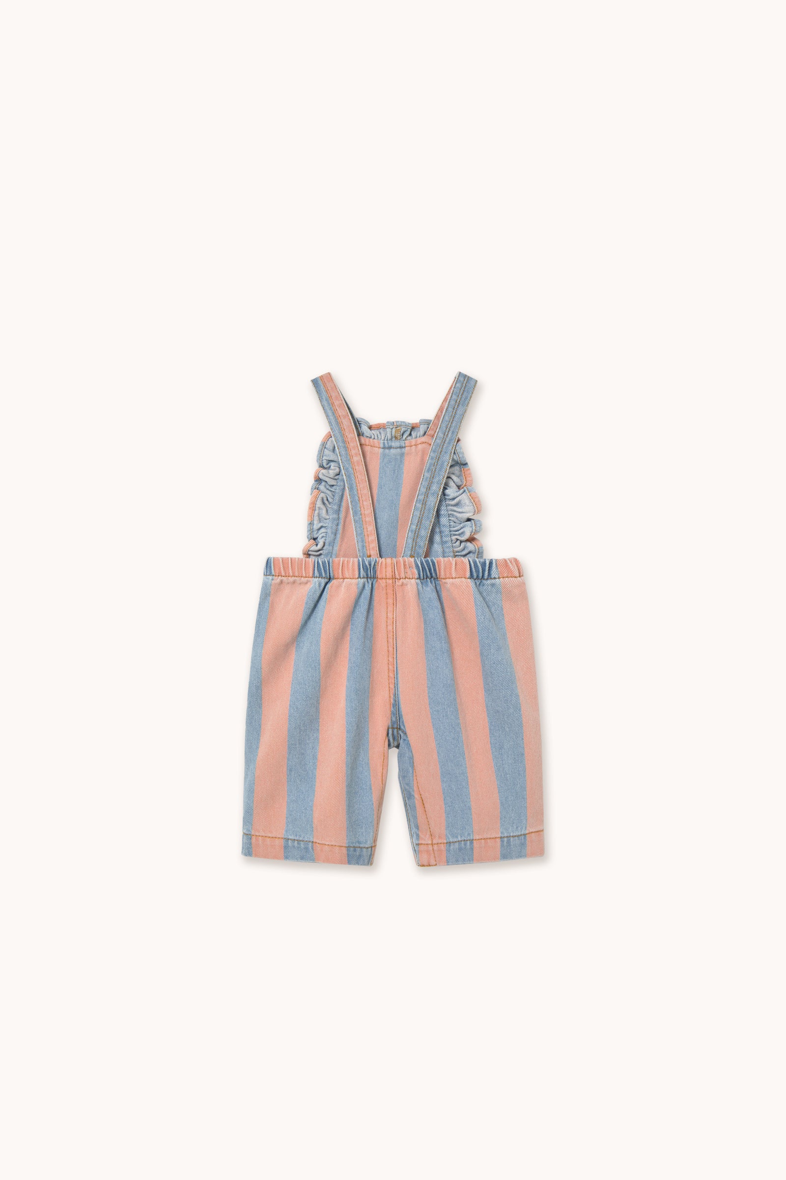 PINK STRIPES BABY DENIM DUNGAREE