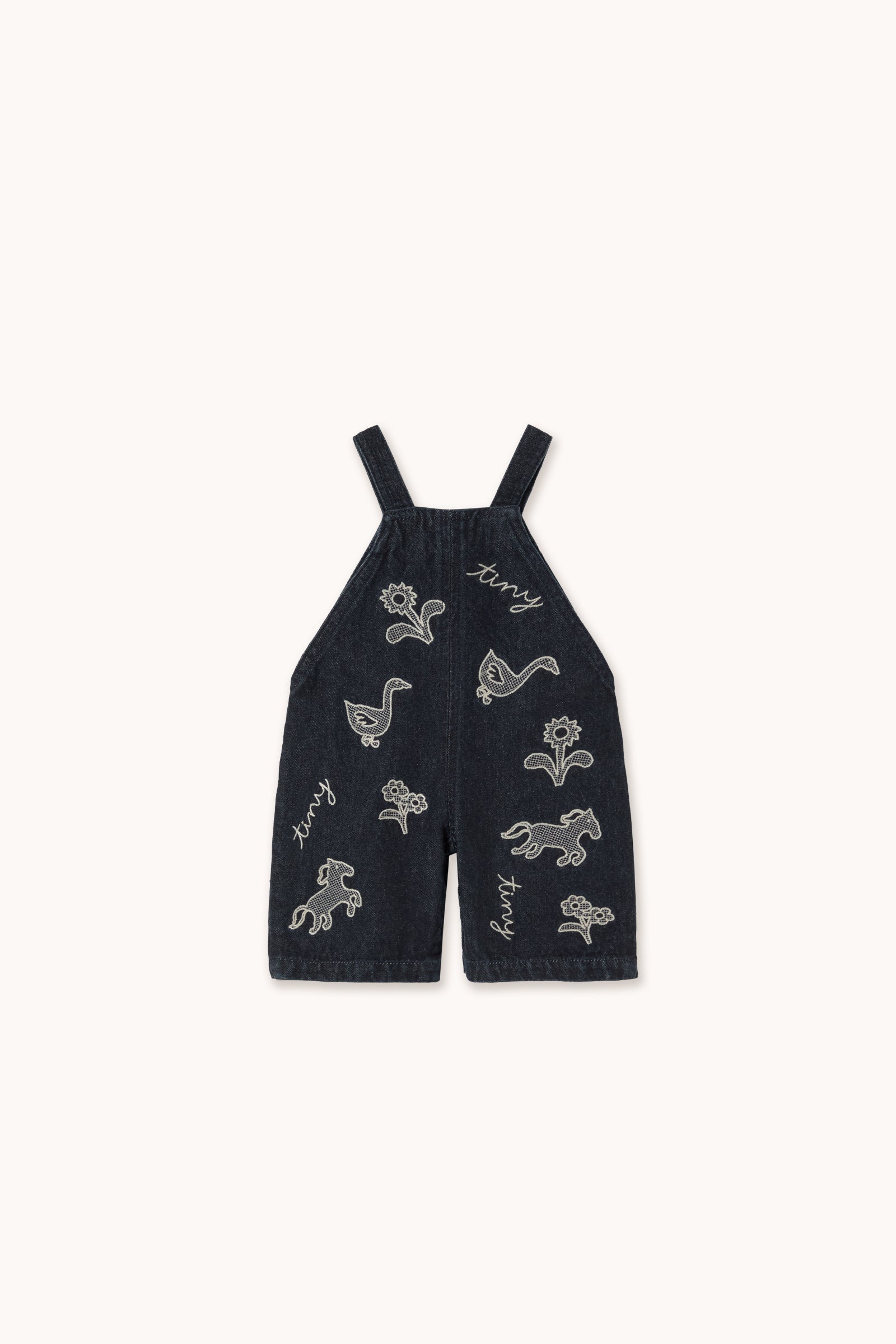 HORSES & FLOWERS DUNGAREE